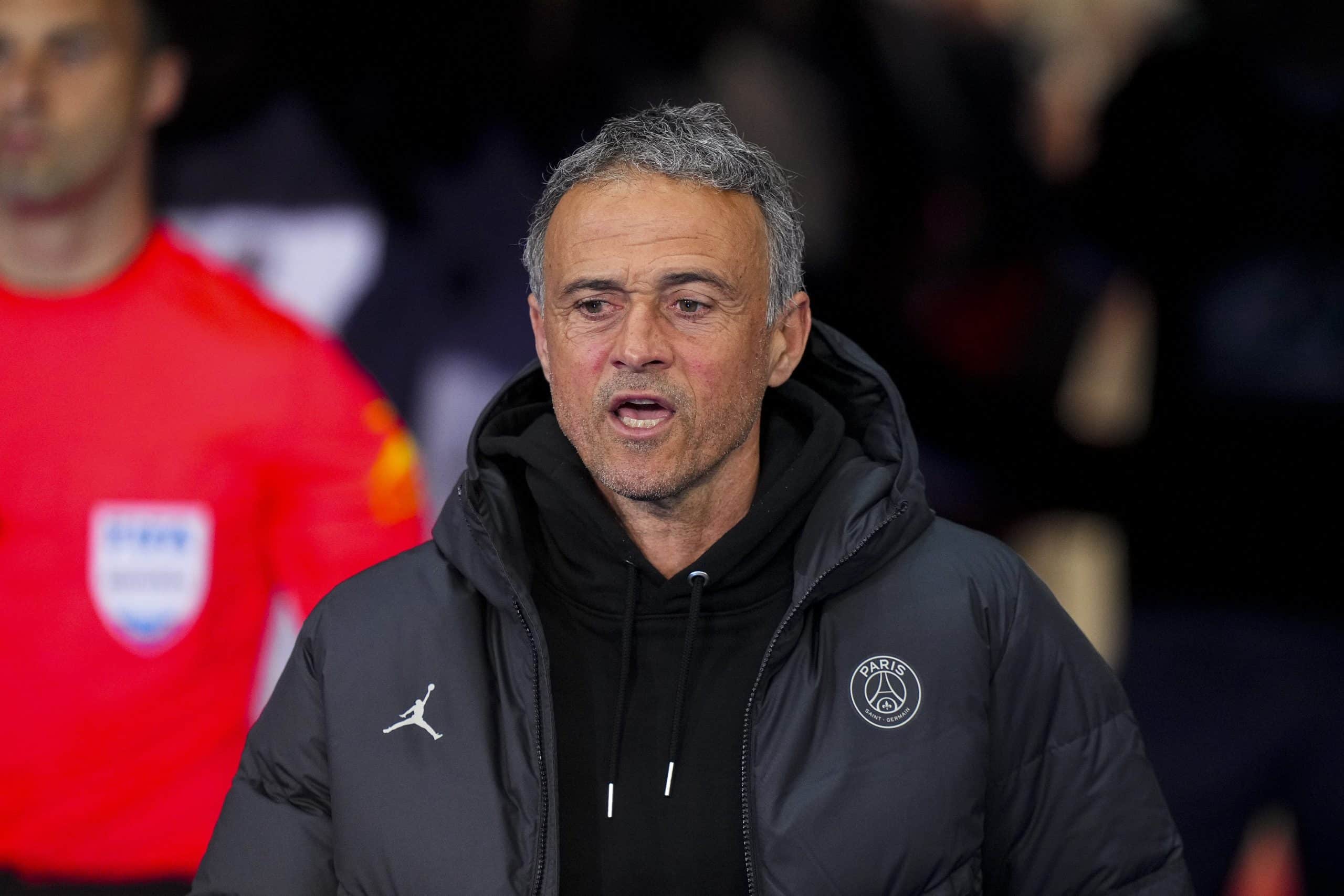 L'entraîneur du PSG, Luis Enrique.