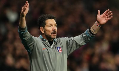 L'entraîneur de l'Atlético Madrid, Diego Simeone.