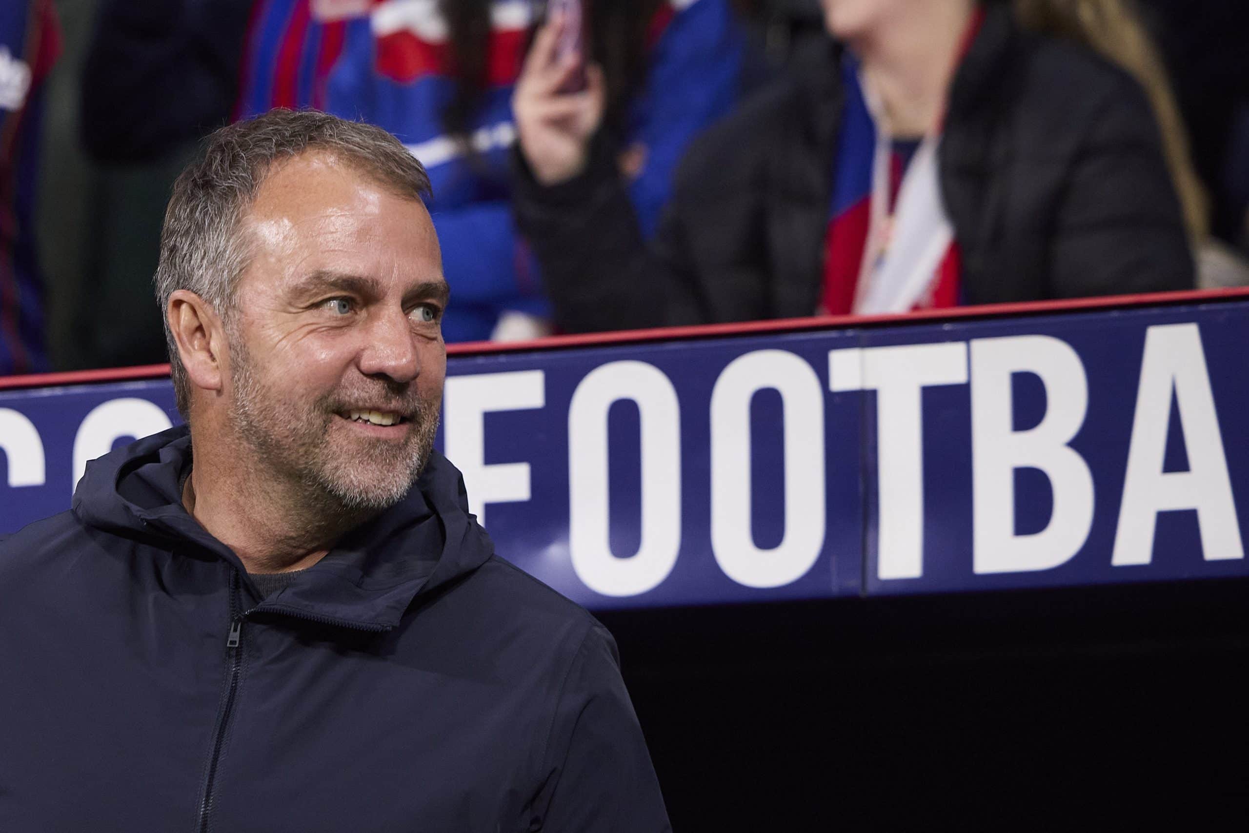 Hansi Flick, le coach du FC Barcelone.