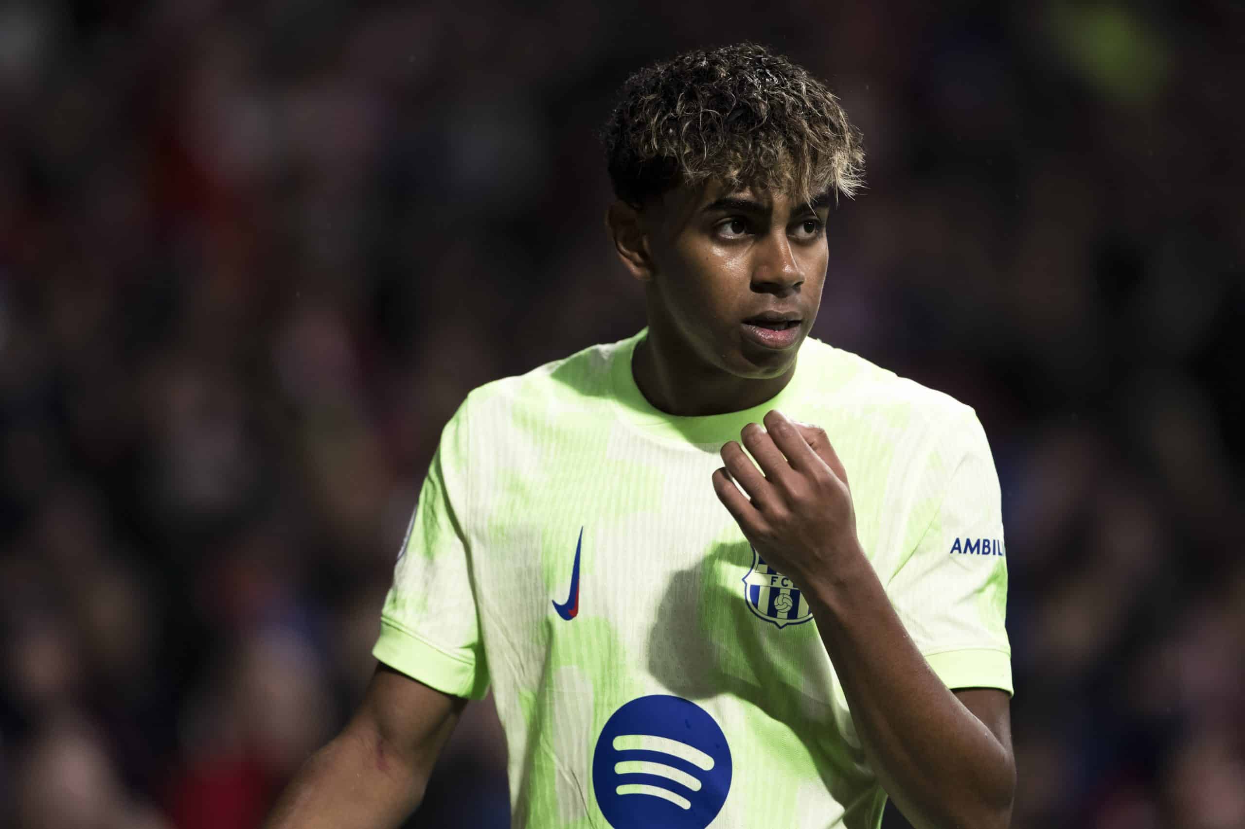 Lamine Yamal, l'ailier star du FC Barcelone.