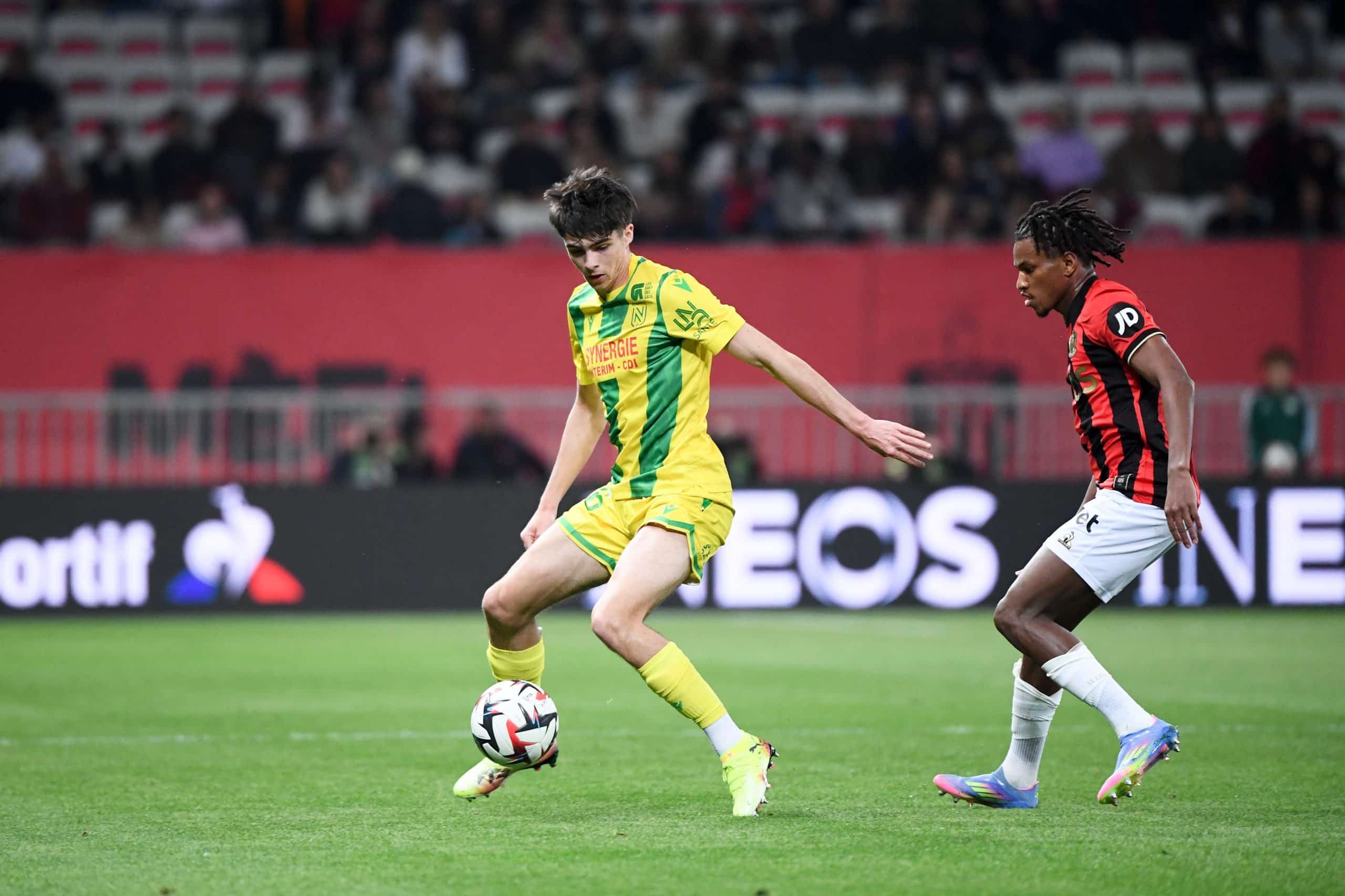 Louis Leroux, le milieu du FC Nantes.