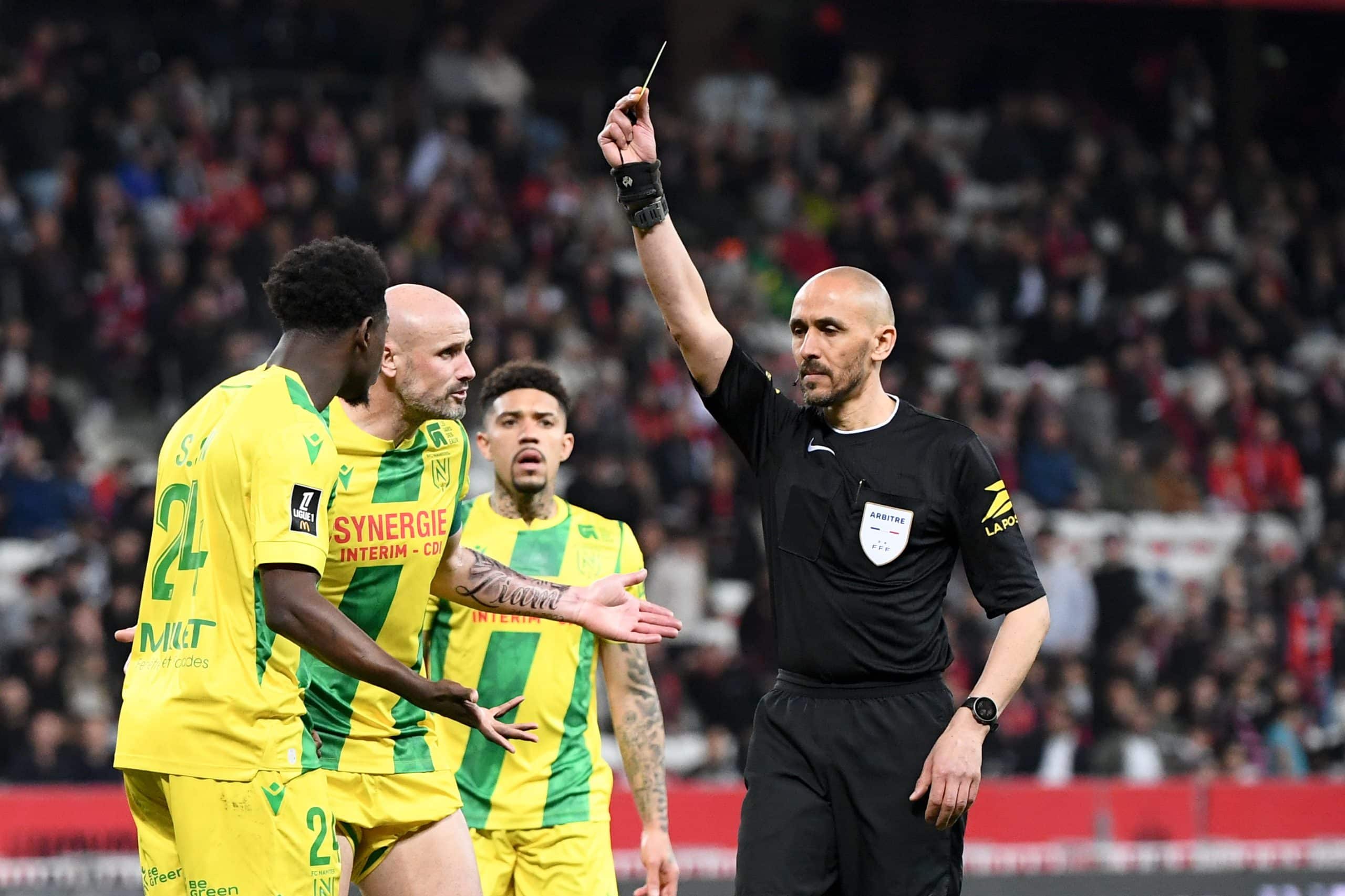 Nicolas Pallois et la défense du FC Nantes.