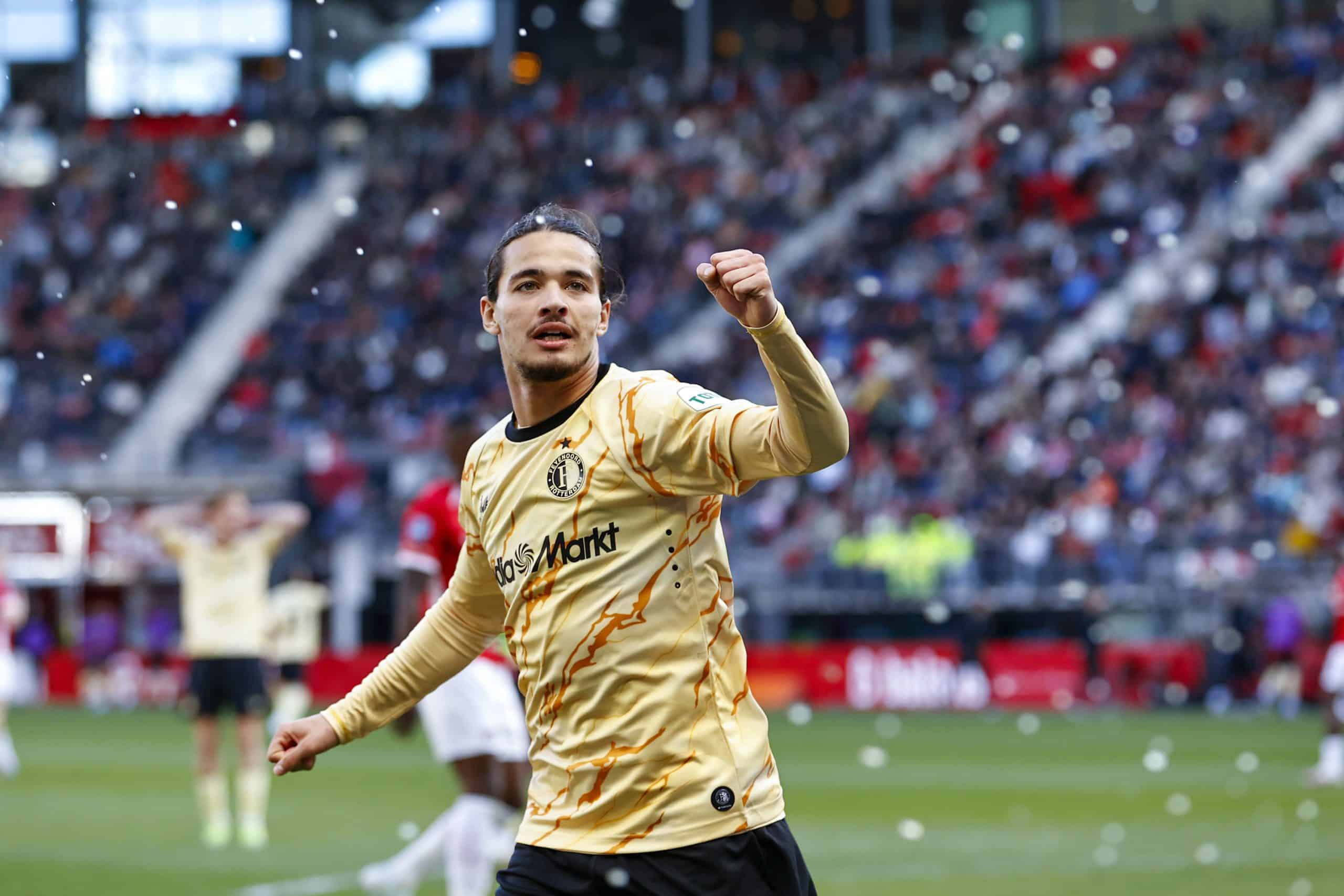 Anis Hadj Moussa, l'ailier du Feyenoord.