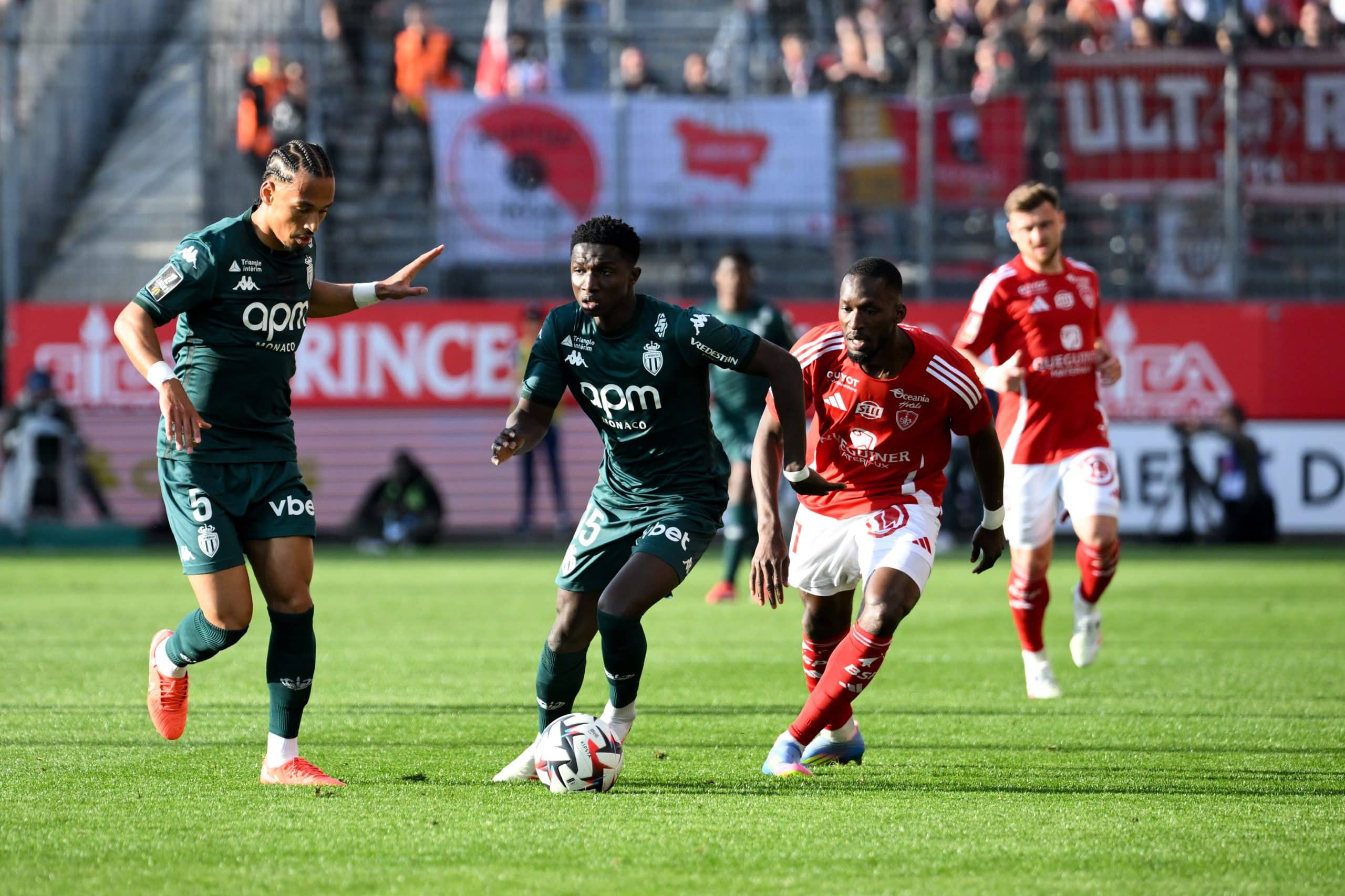 L'AS Monaco s'est incliné ce samedi sur la pelouse de Brest