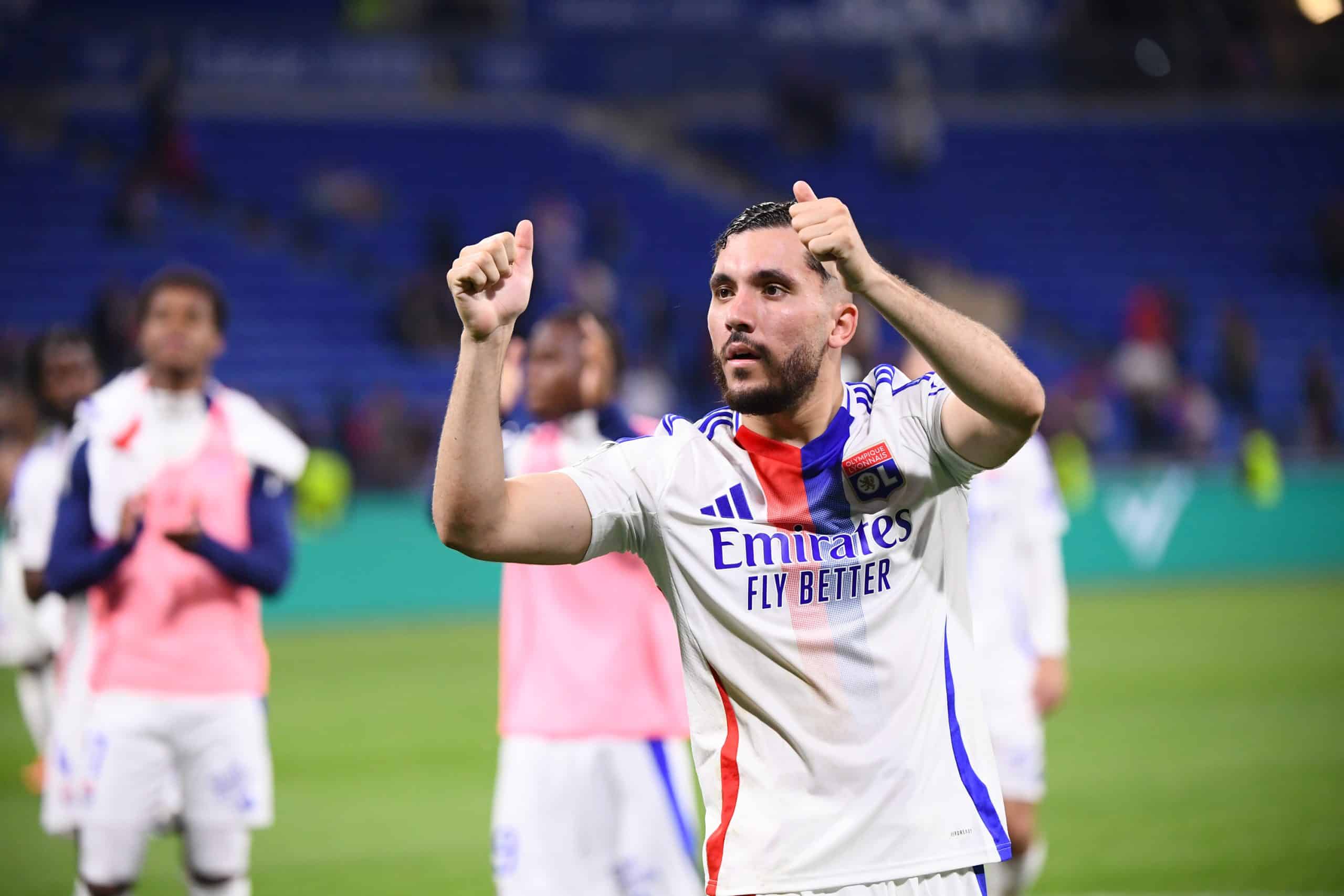 Rayan Cherki, le milieu offensif de l'OL.