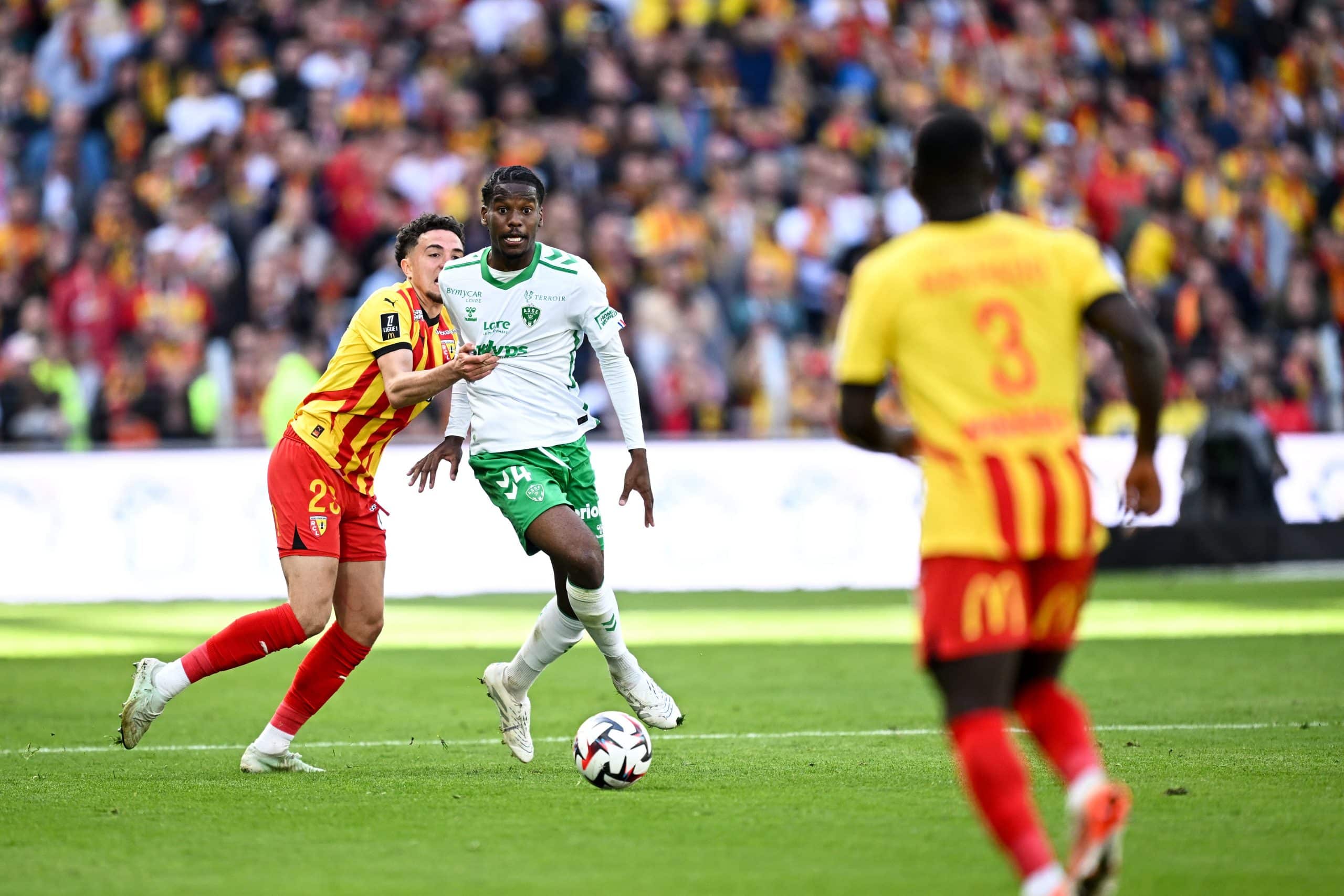 Pierre Ekwah lors de RC Lens - ASSE