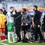 ASSE – RC Lens : un Vert sort sur blessure, blessé par un coéquipier