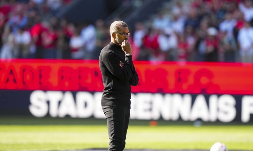 Habib Beye, le coach du Stade Rennais