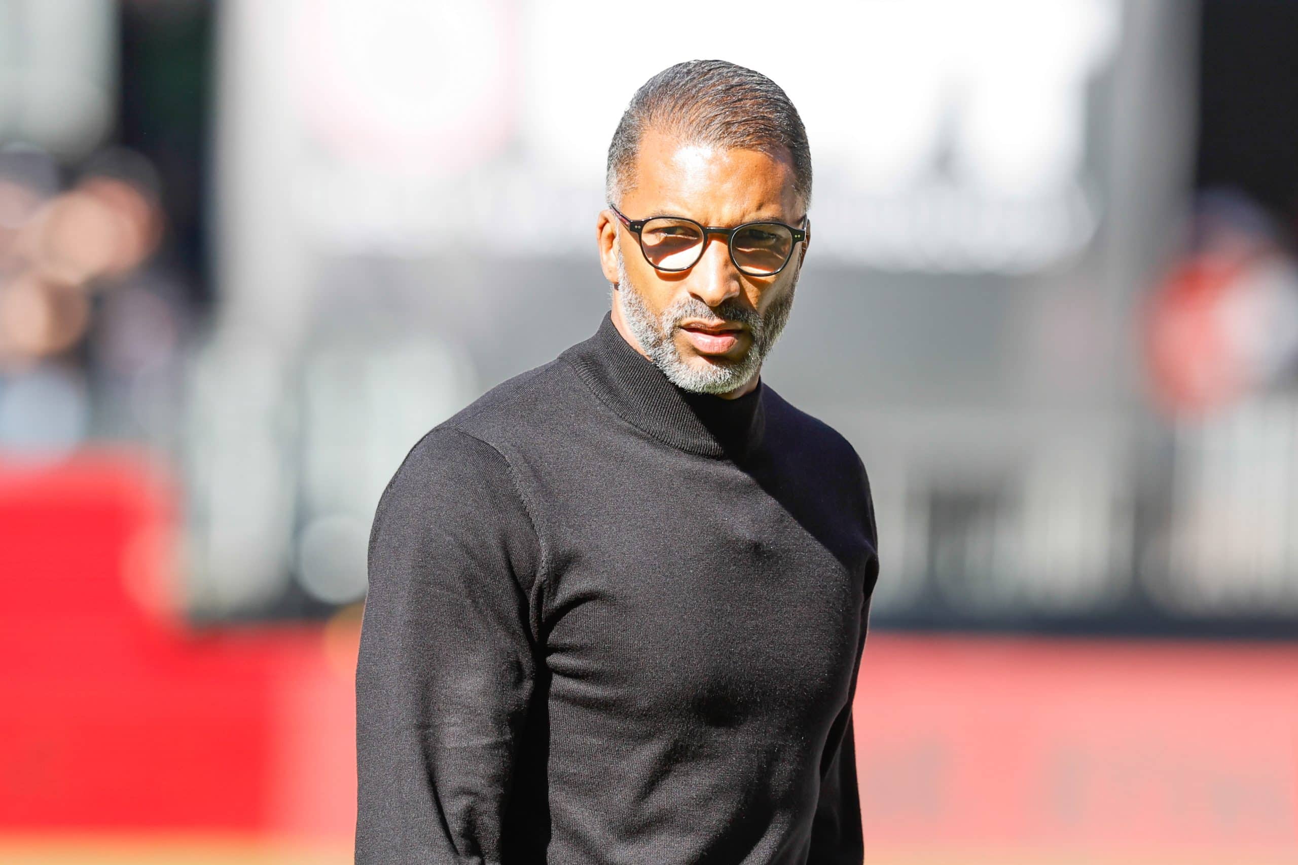 Habib Beye, le coach du Stade Rennais