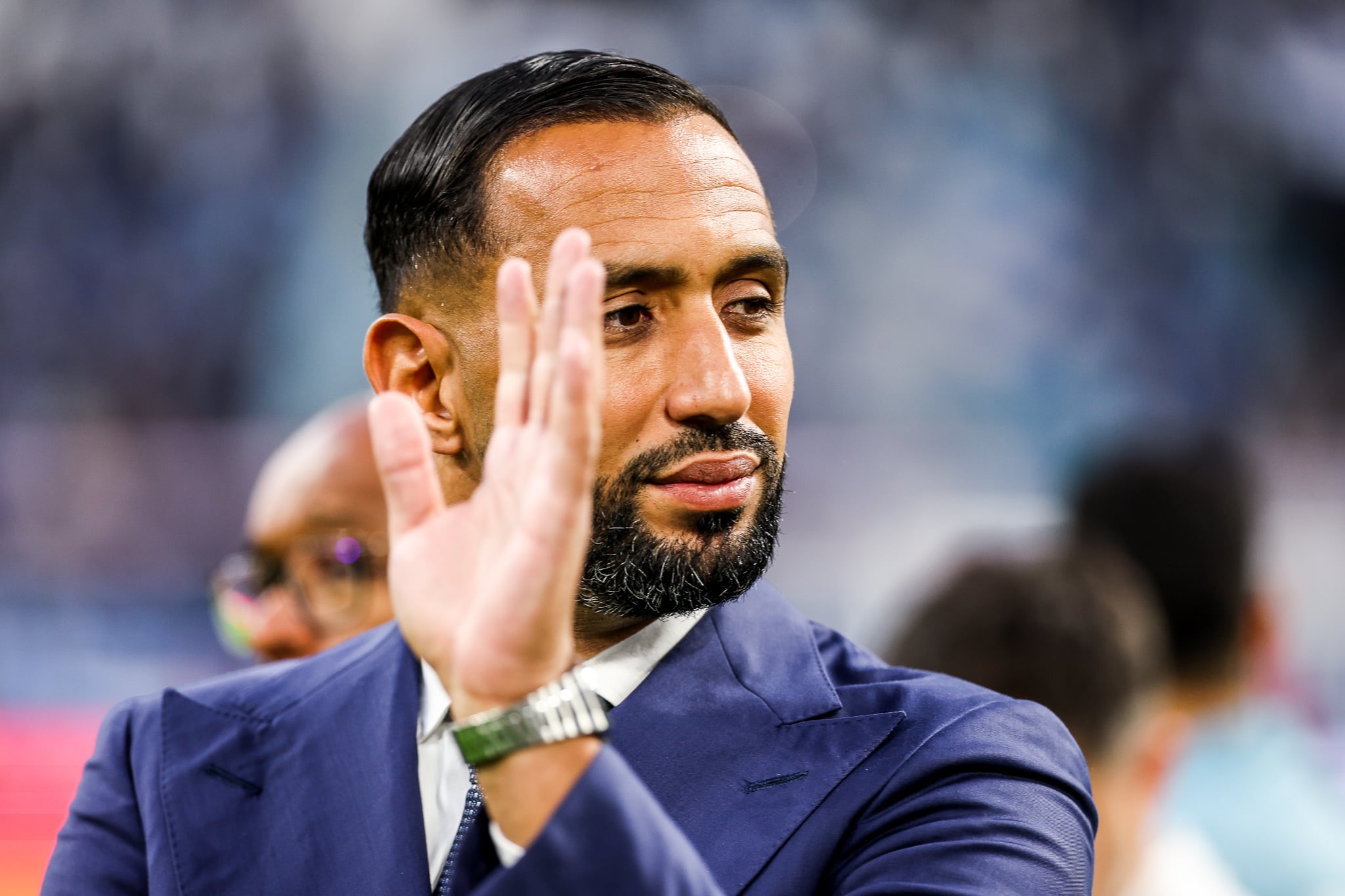 Medhi Benatia, le directeur sportif de l'OM.