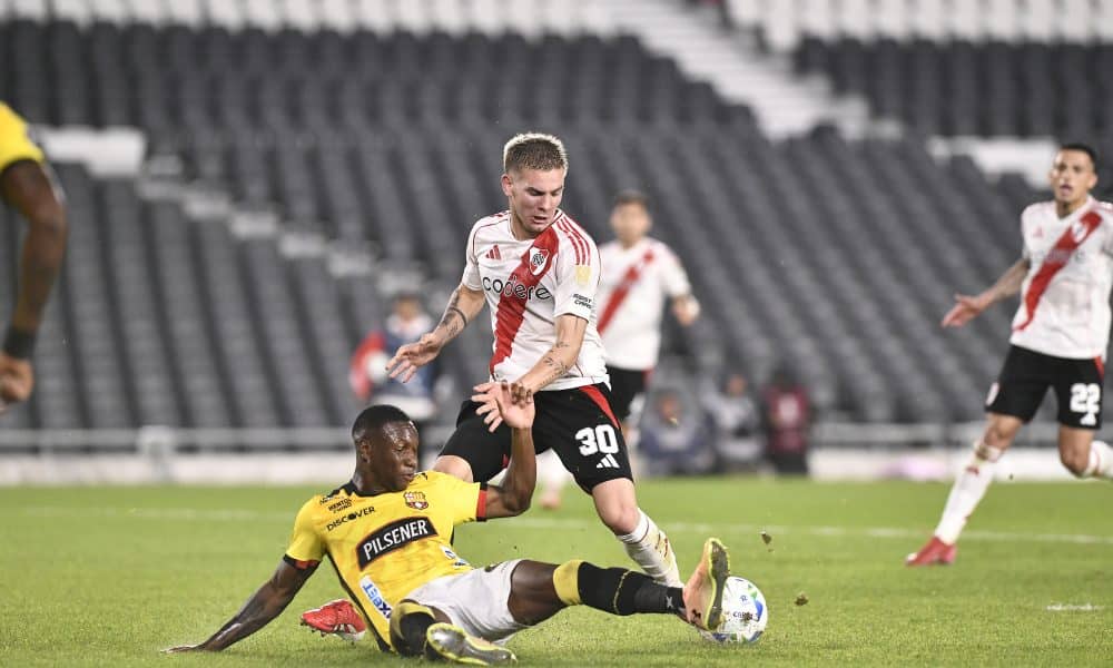 Le jeune milieu de River Plate Franco Mastantuono.