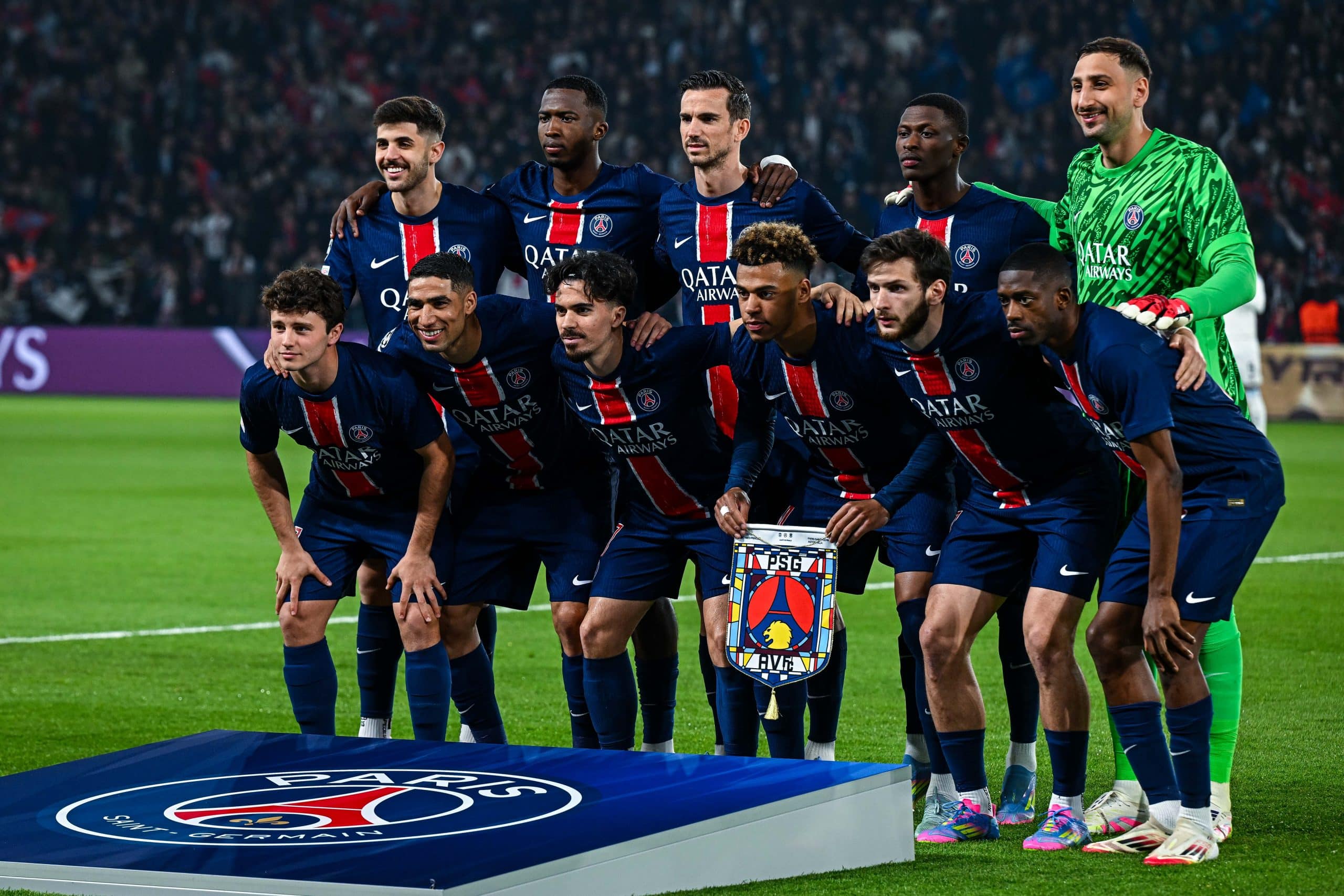 Les joueurs du PSG