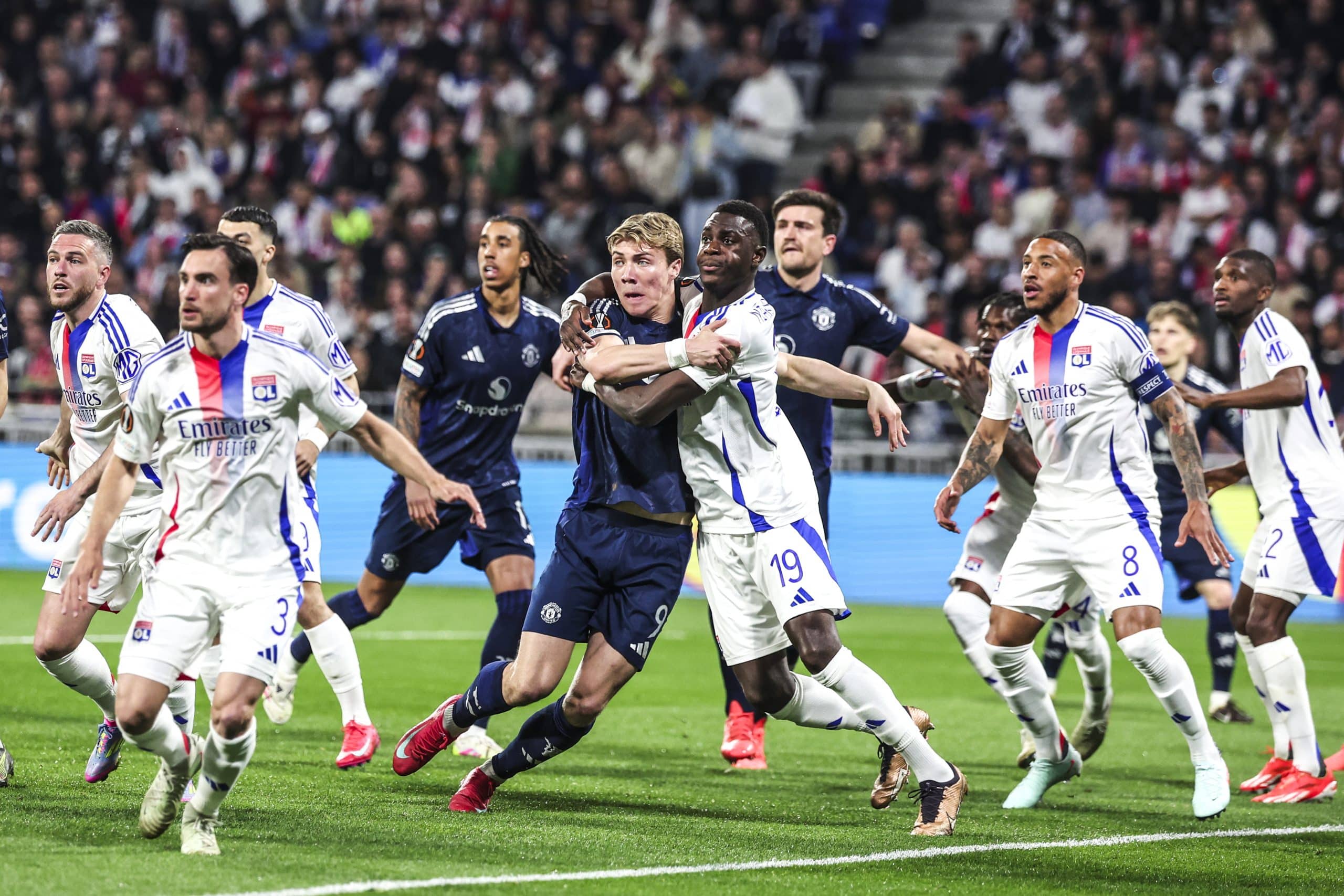 L'OL face à Manchester United en Ligue Europa.