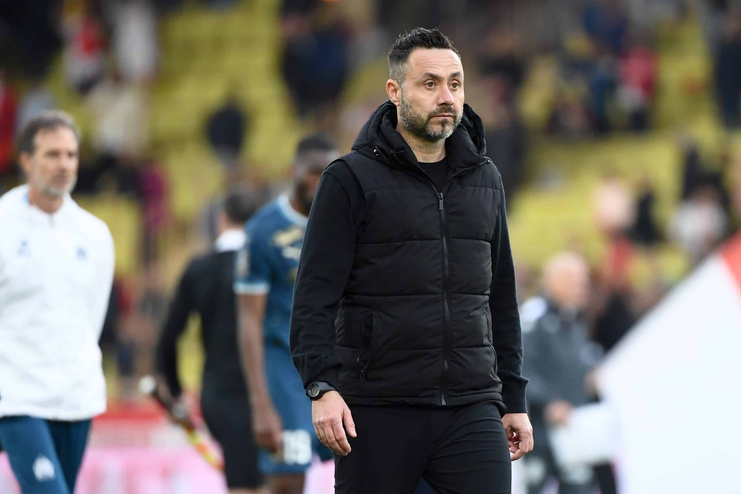 L'entraîneur de l'OM, Roberto De Zerbi.