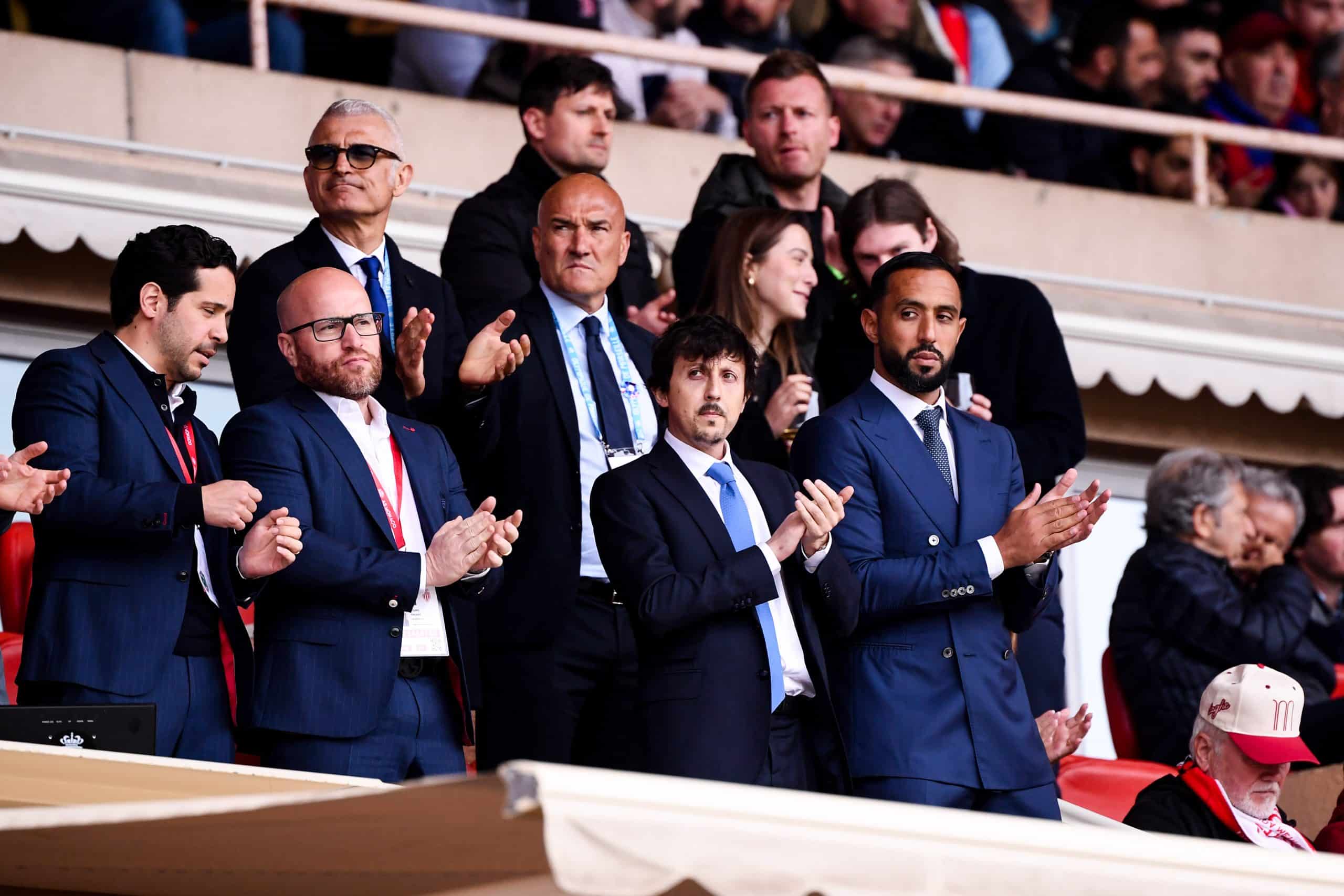 Pablo Longoria et Mehdi Benatia, les dirigeants de l'OM