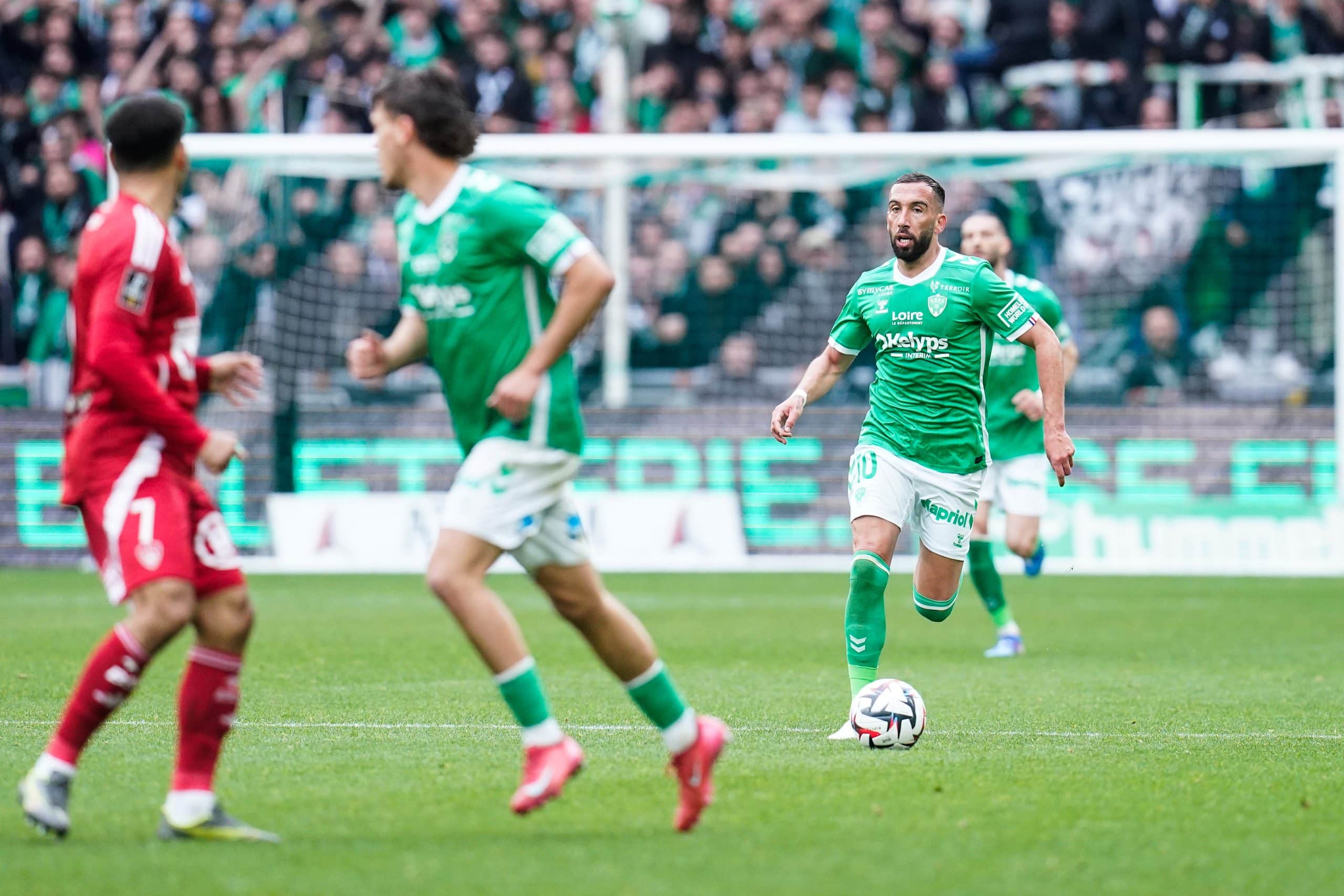Florian Tardieu, milieu de terrain de l'ASSE.