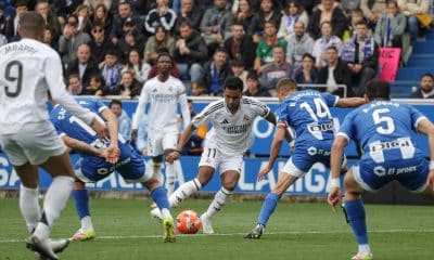 Rodrygo en action lors d'un match du Real Madrid.