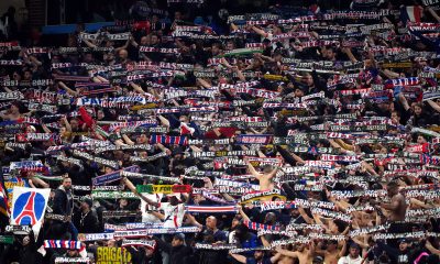 Les supporters du PSG lors du déplacement à Birmingham.