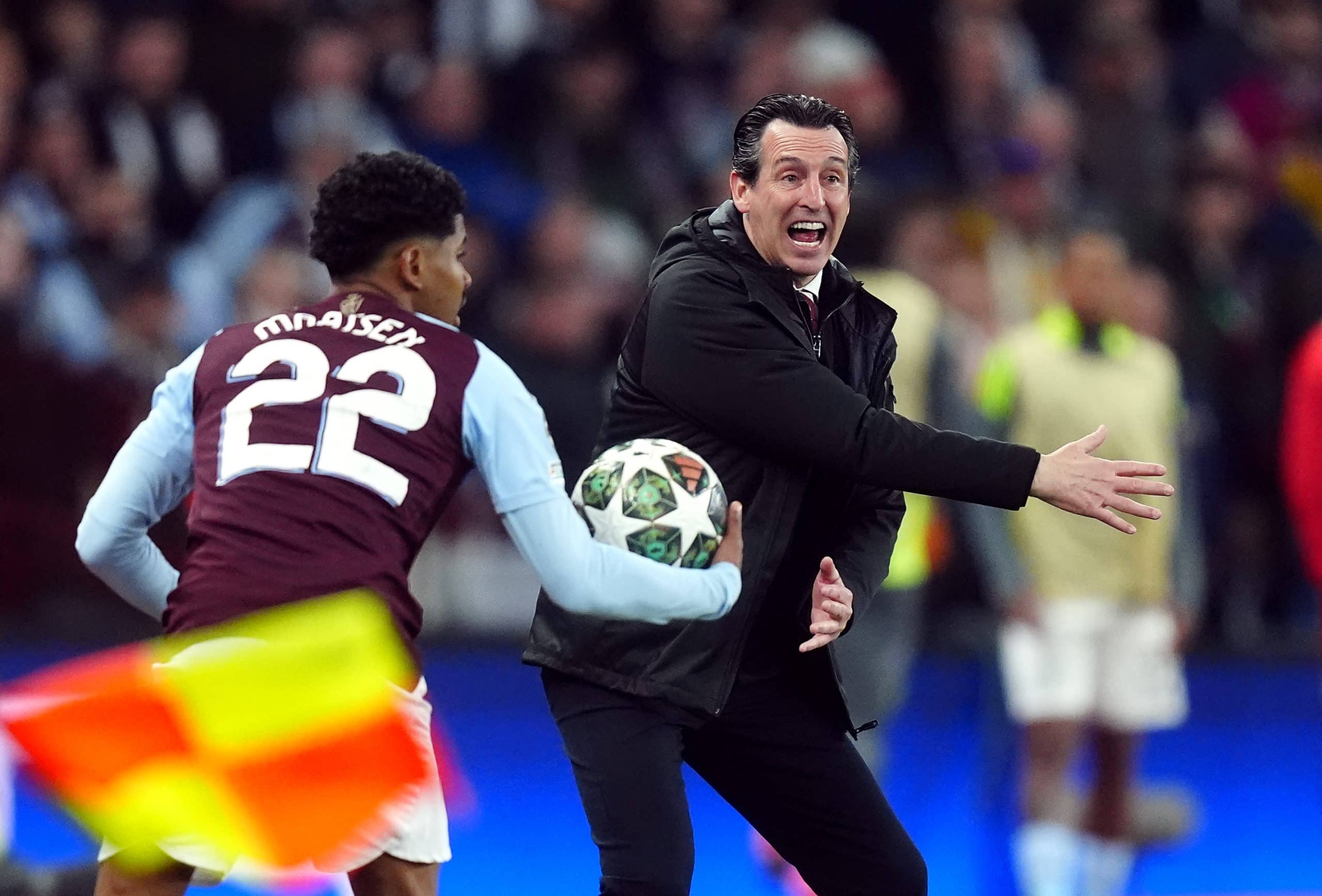 L'entraîneur d'Aston Villa, Unai Emery, lors du quart de finale retour de Champions League face au PSG.