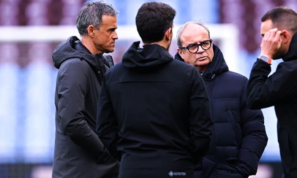 Luis Enrique et Luis Campos