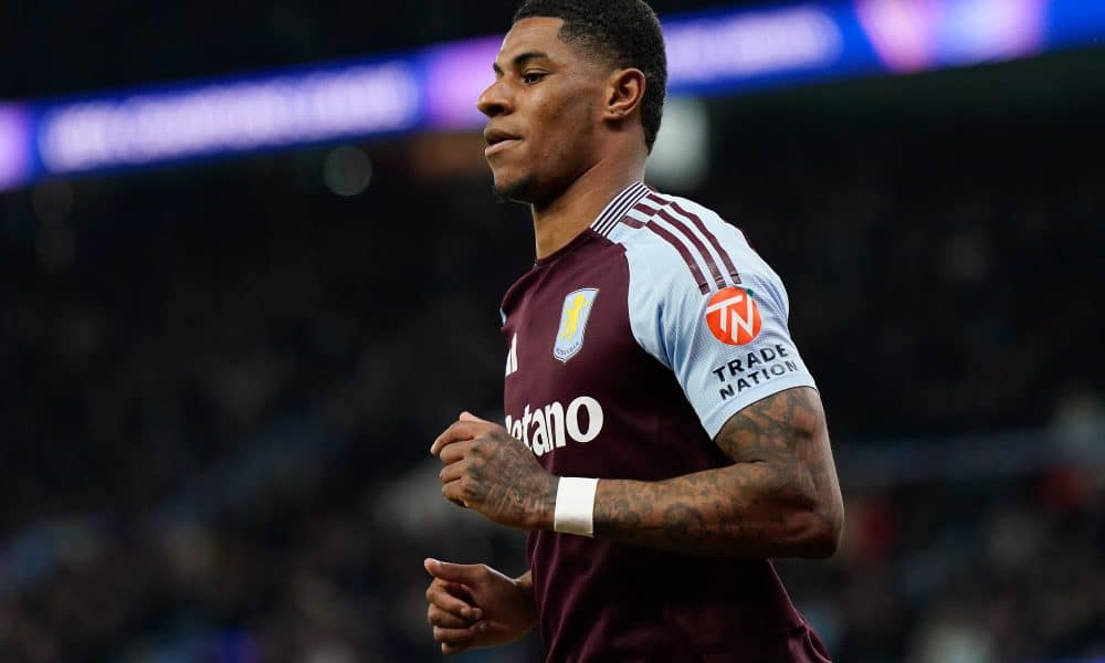 Marcus Rashford sous le maillot d'Aston Villa