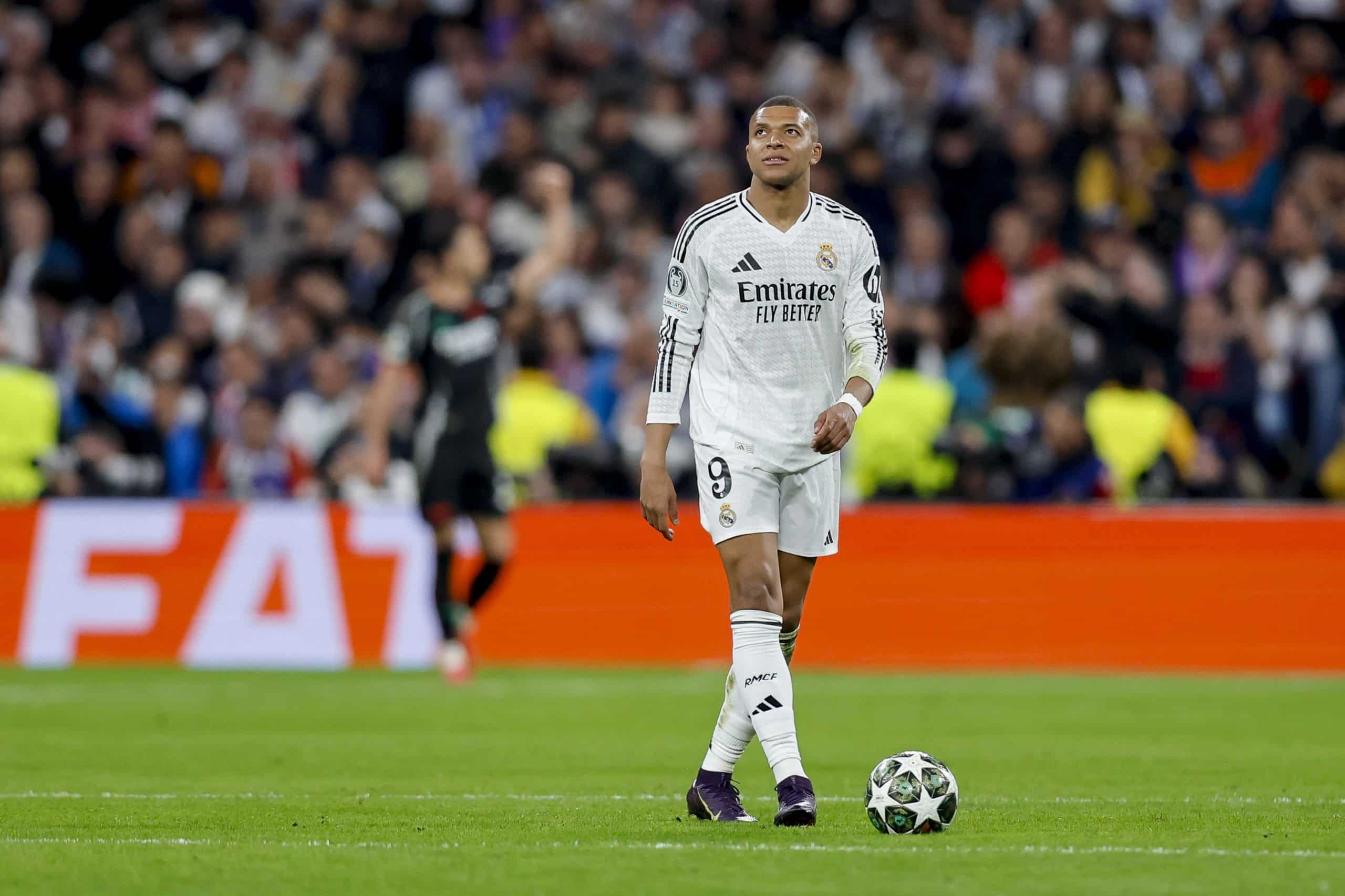 L'attaquant du Real Madrid, Kylian Mbappé.