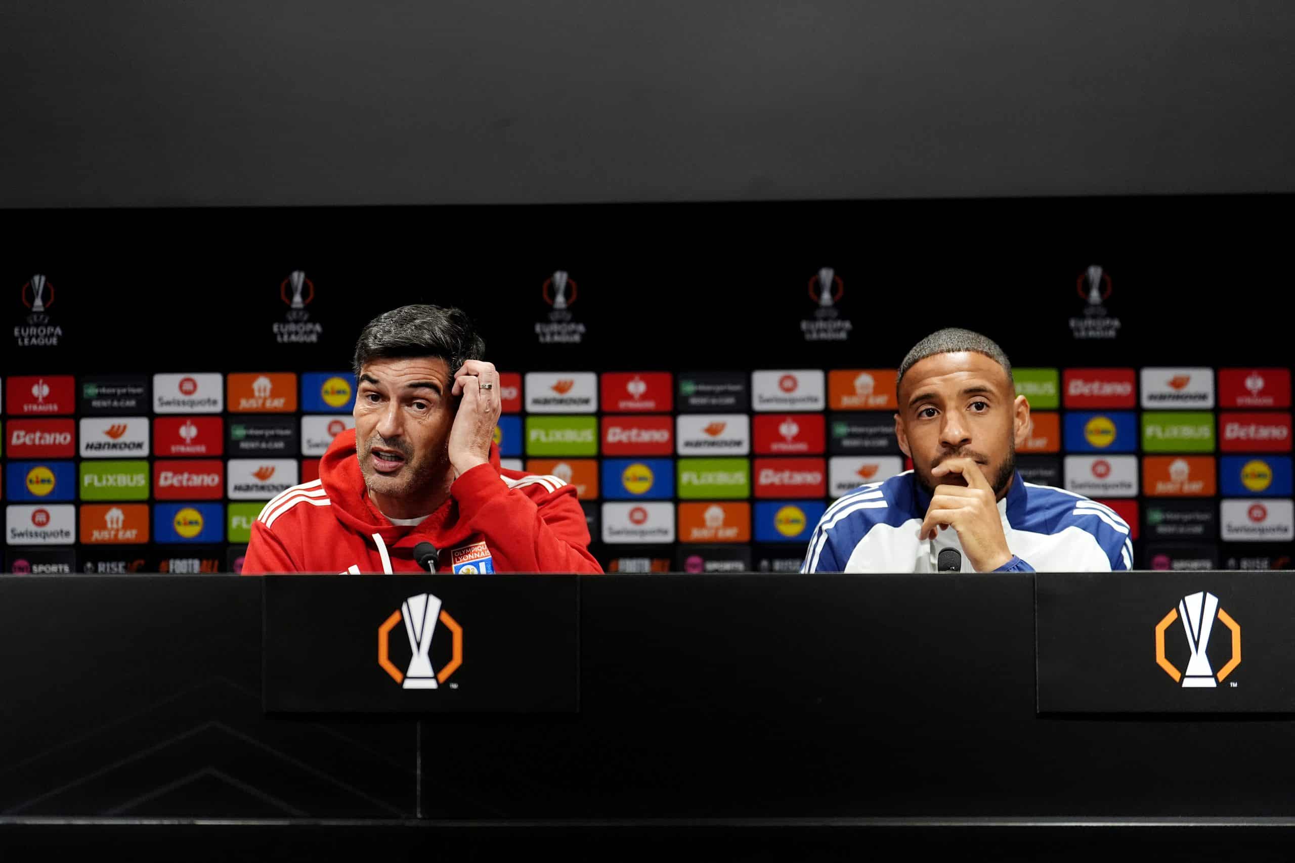 Paulo Fonseca et Corentin Tolisso