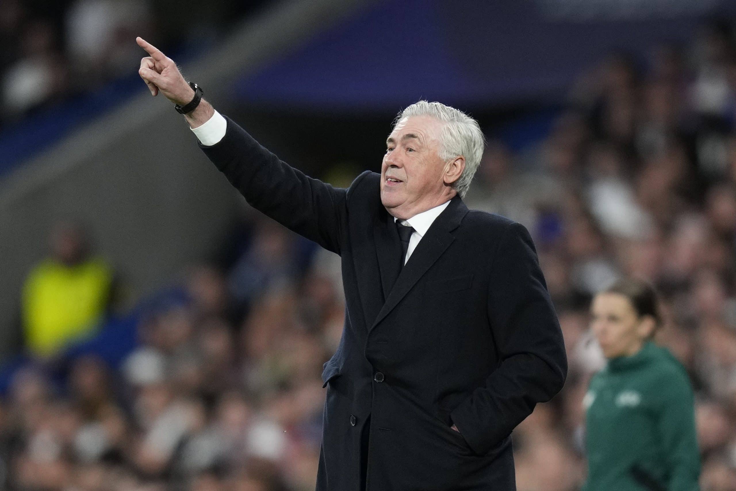 L'entraîneur du Real Madrid, Carlo Ancelotti.