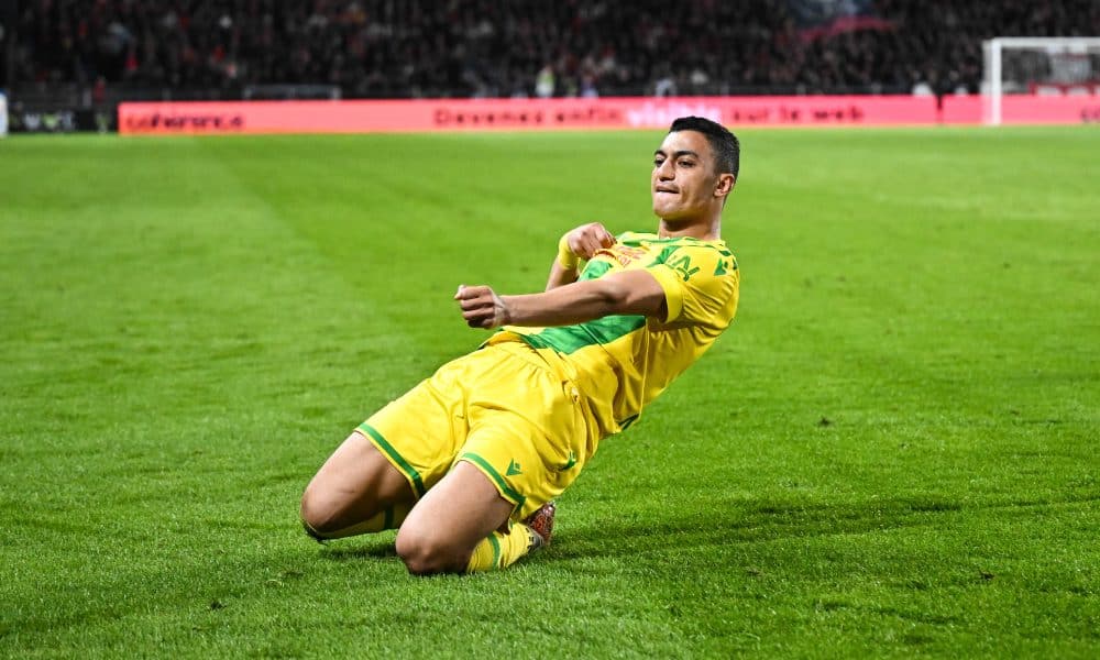 Mostafa Mohamed, l'attaquant du FC Nantes.