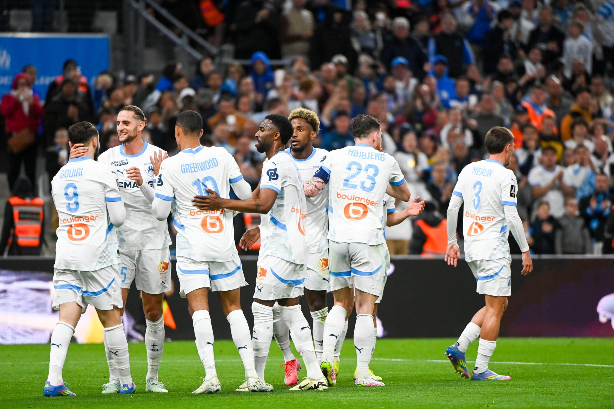 Les joueurs de l'OM