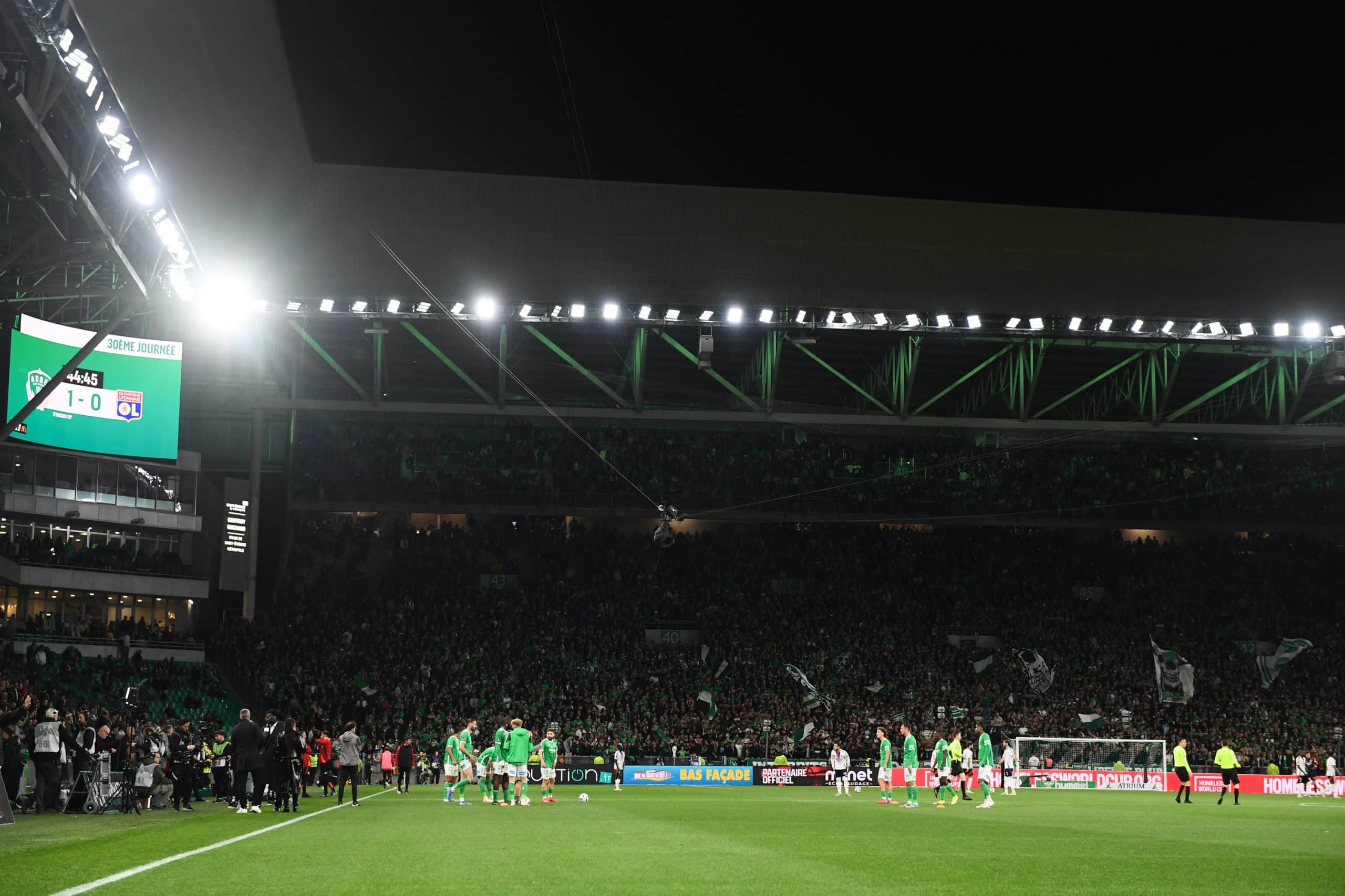 Geoffroy-Guichard lors d'ASSE - OL