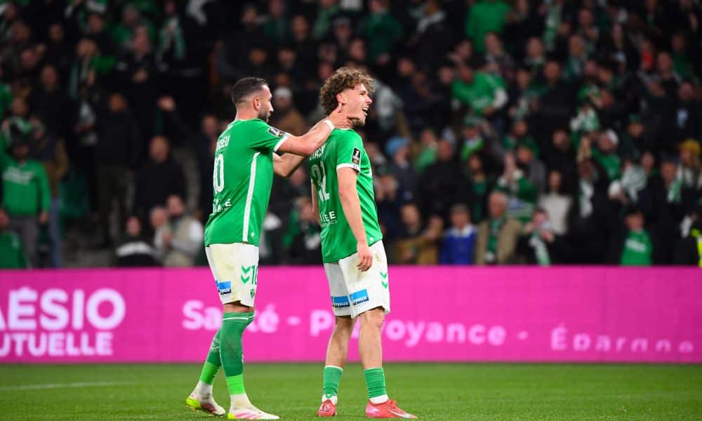 Lucas Stassin, l'attaquant de l'ASSE.