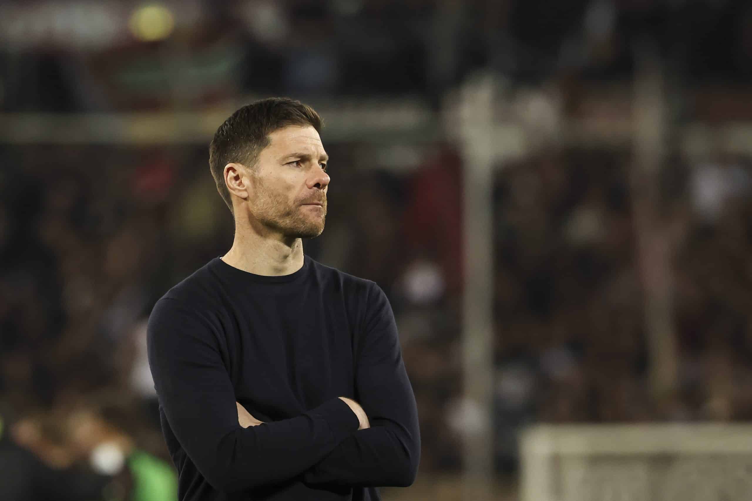 L'entraîneur du Bayer Leverkusen, Xabi Alonso.