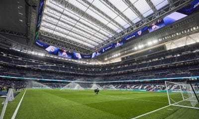 Vision panoramique du Bernabeu, stade du Real Madrid.
