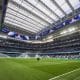 Vision panoramique du Bernabeu, stade du Real Madrid.