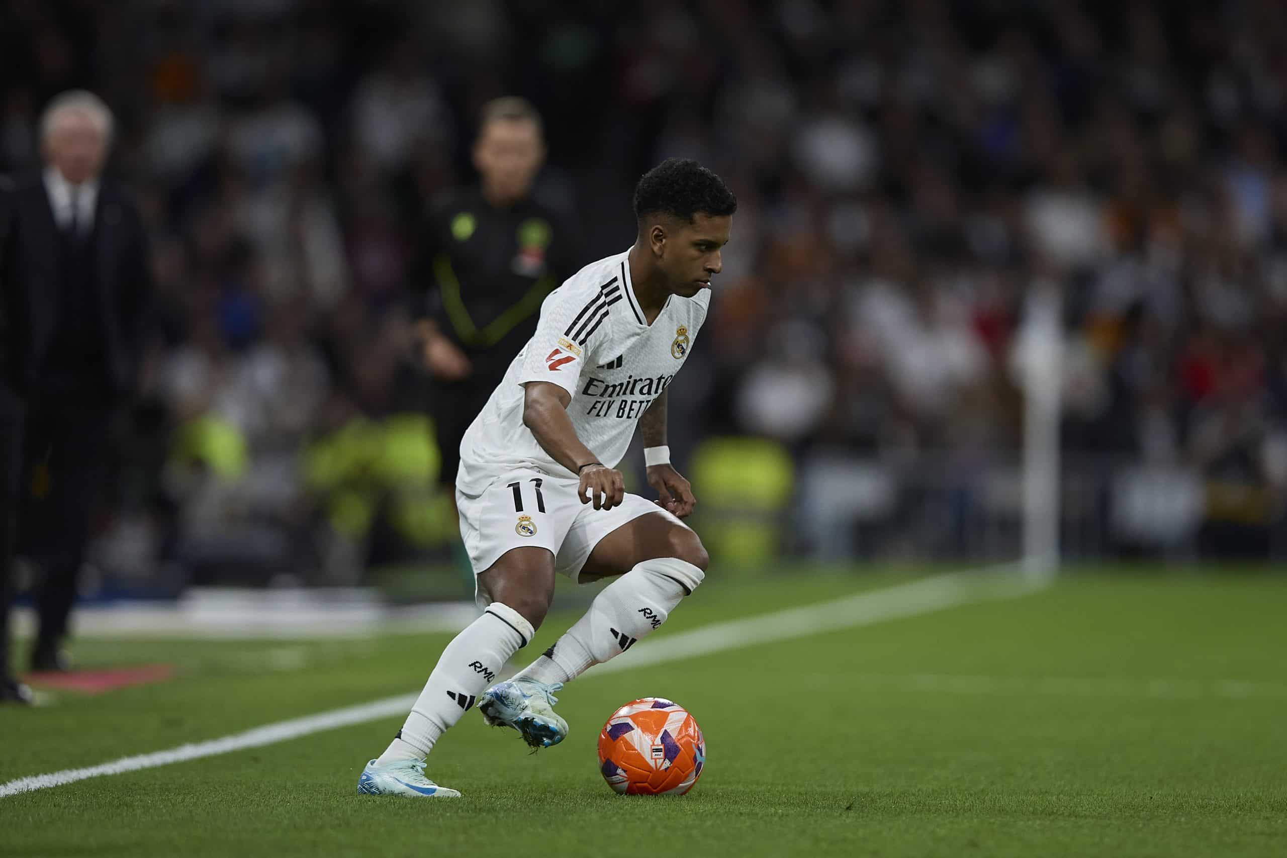L'attaquant brésilien du Real Madrid Rodrygo est poussé vers la sortie.