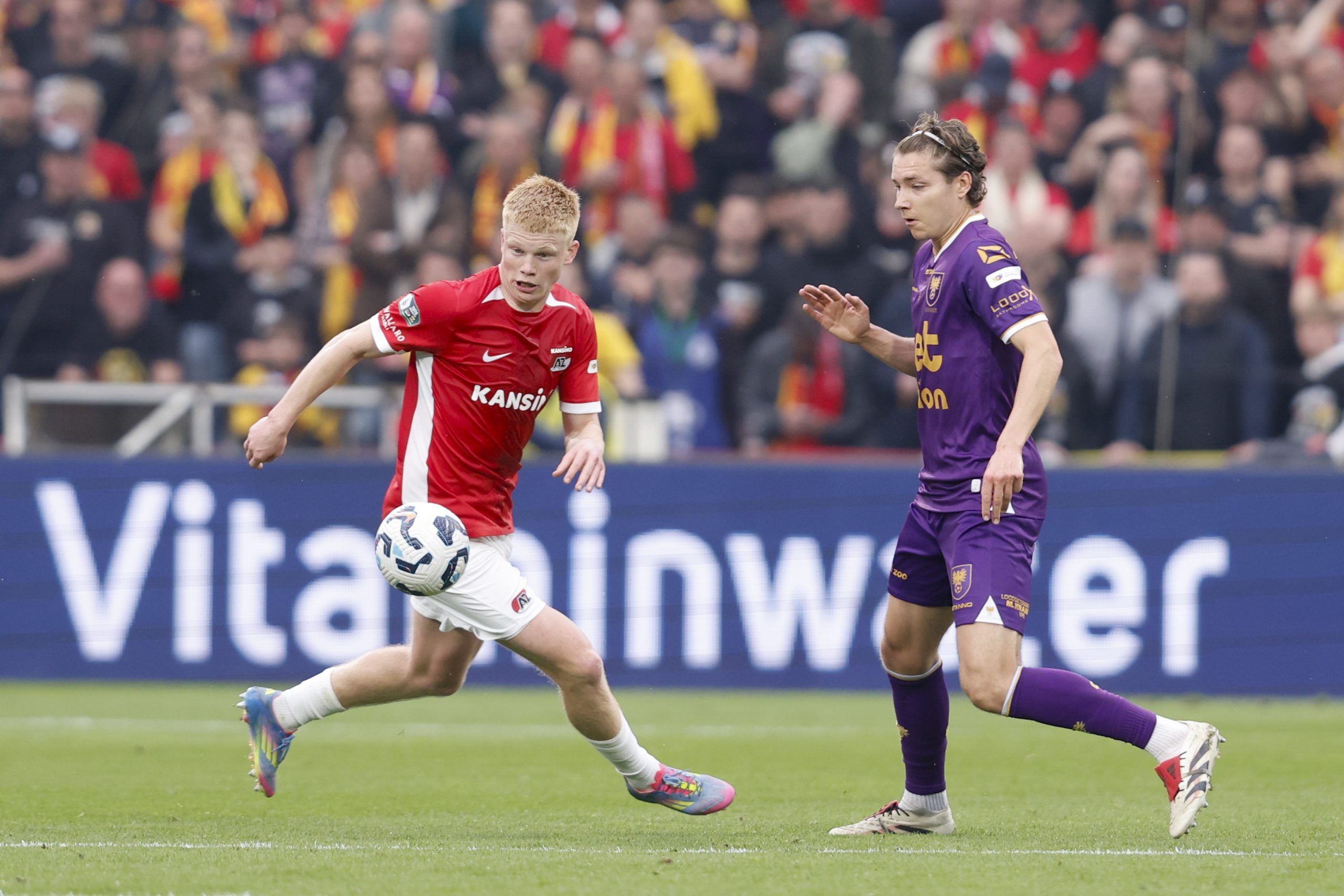 Kees Smit lors de la finale de la Coupe des Pays-Bas entre son AZ et Go Ahead Eagles.