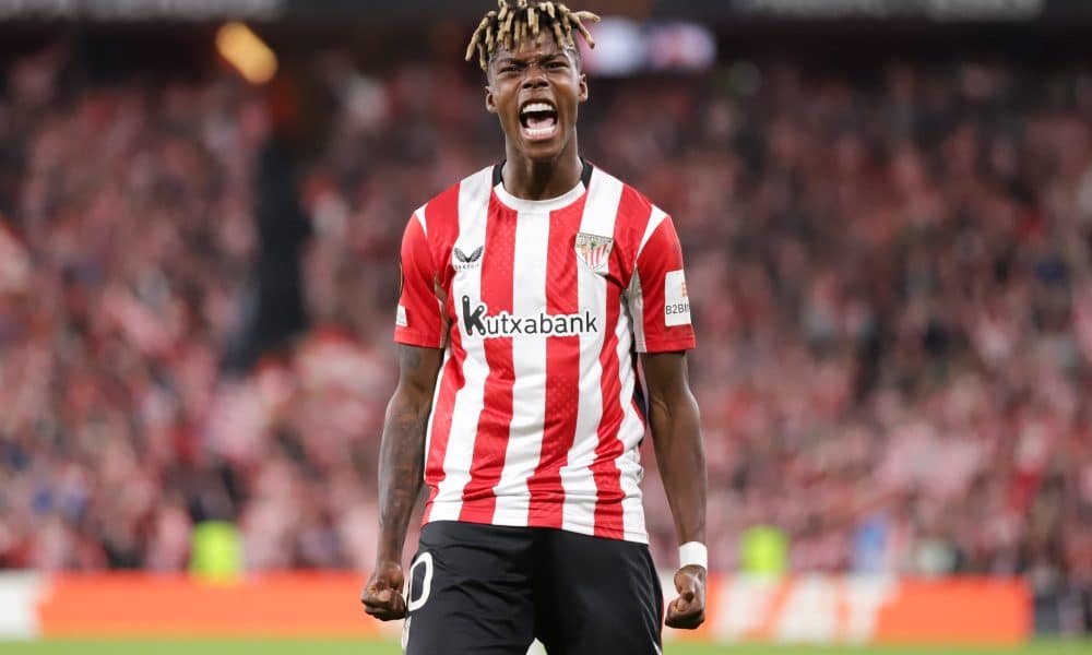 La joie de Nico Williams, star de l'Athletic Bilbao.