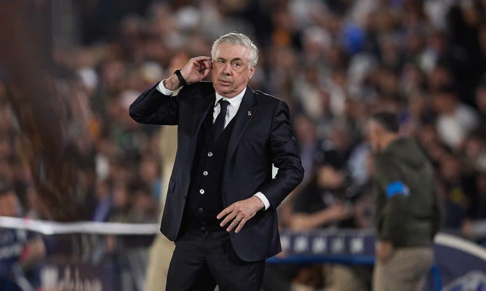L'entraîneur du Real Madrid, Carlo Ancelotti.