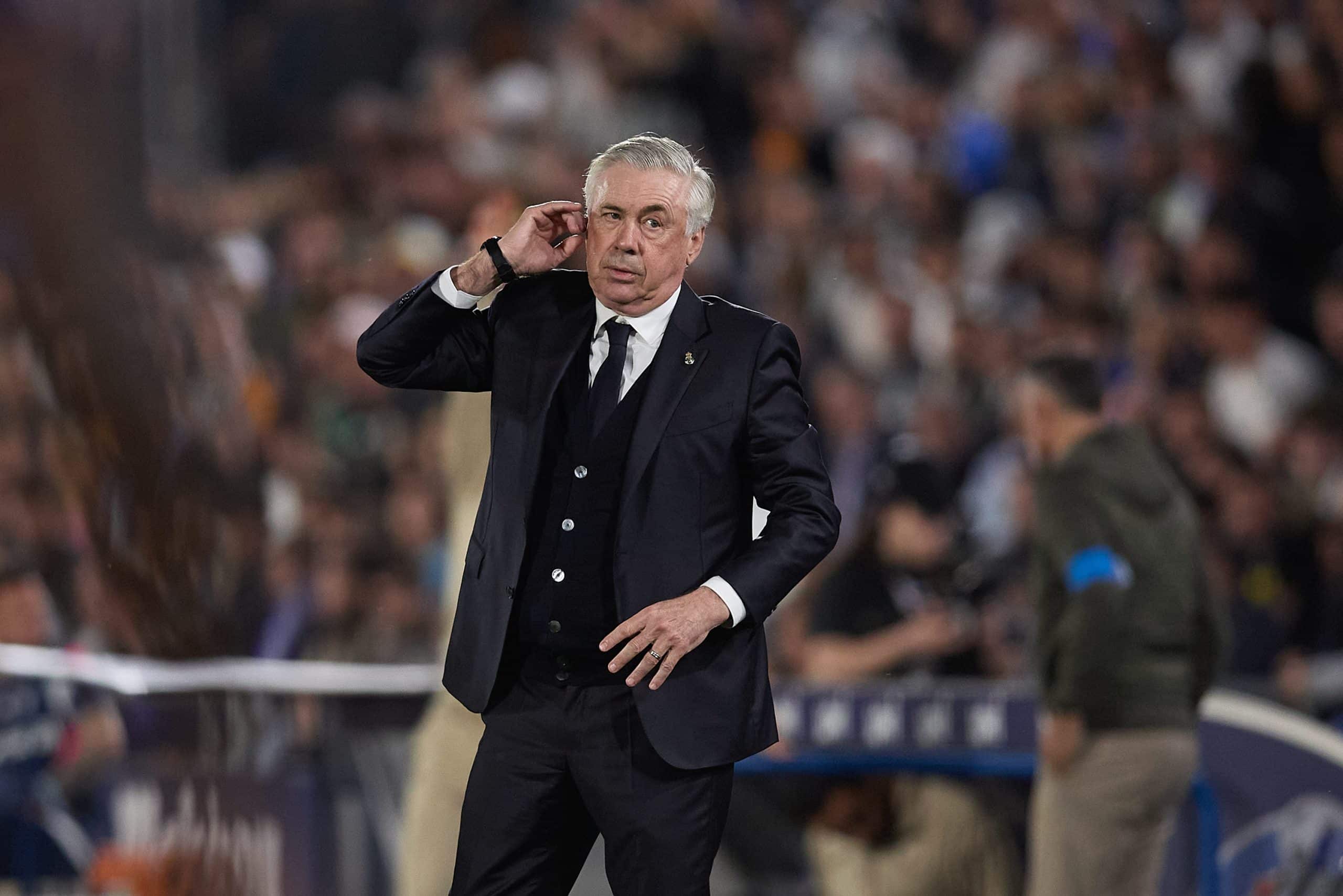 L'entraîneur du Real Madrid, Carlo Ancelotti.