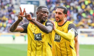 Serhou Guirassy, l'attaquant du Borussia Dortmund.