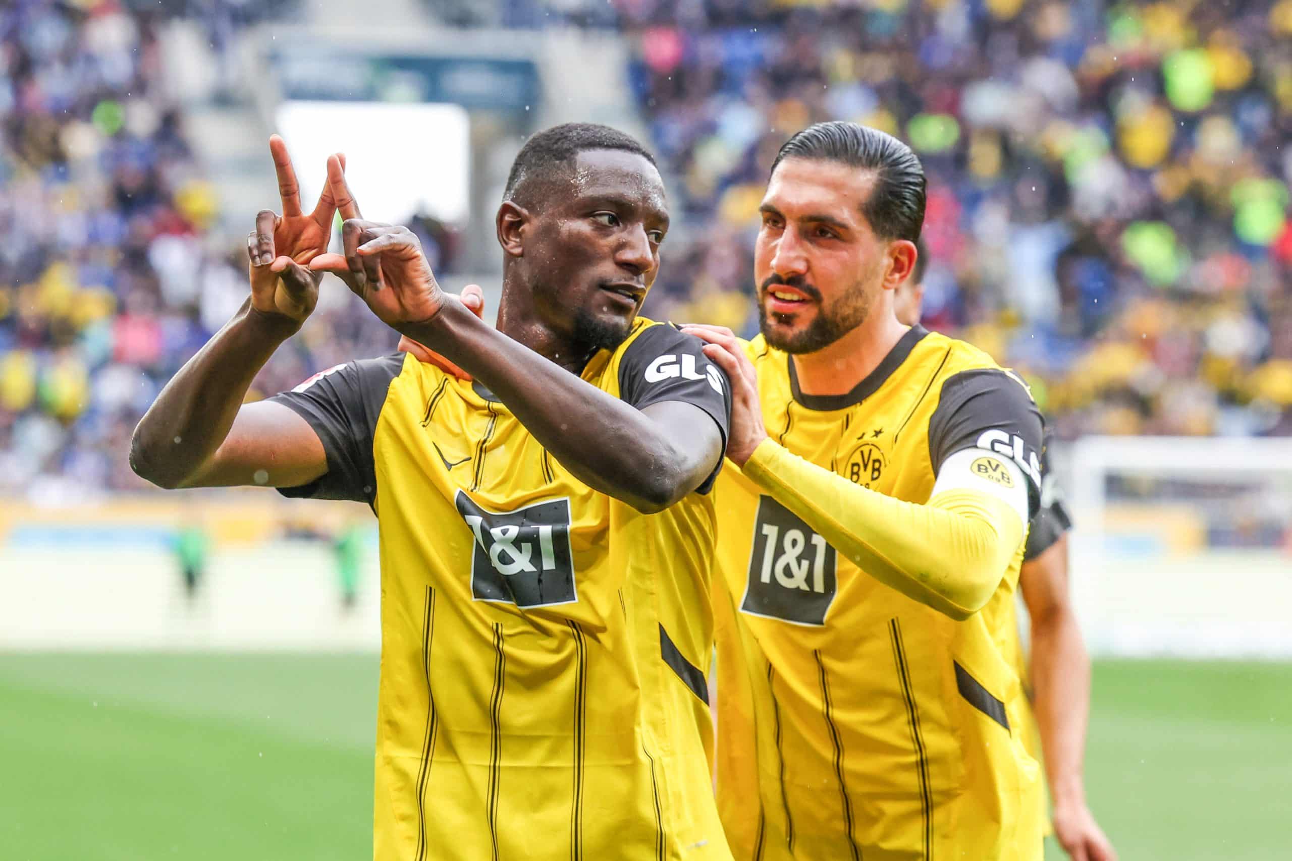 Serhou Guirassy, l'attaquant du Borussia Dortmund.