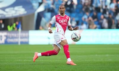 Le défenseur de l'AS Monaco Thilo Kehrer, en action au Havre.