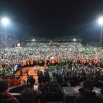 Montpellier descend officiellement en Ligue 2, le FC Lorient remonte en Ligue 1, Cabella (LOSC) présent sur scène devant 97 000 personnes