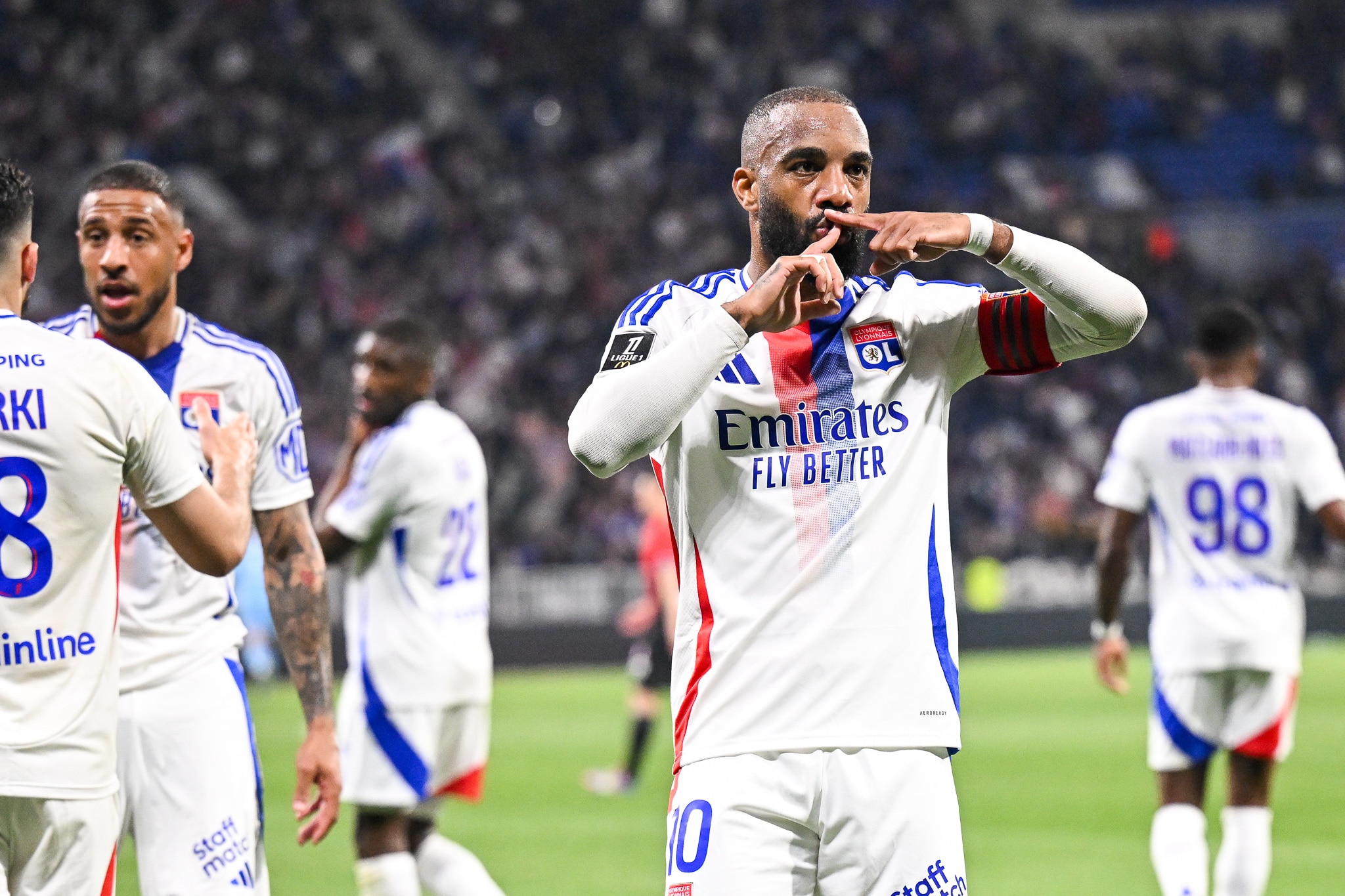 Alexandre Lacazette, l'attaquant de l'OL.