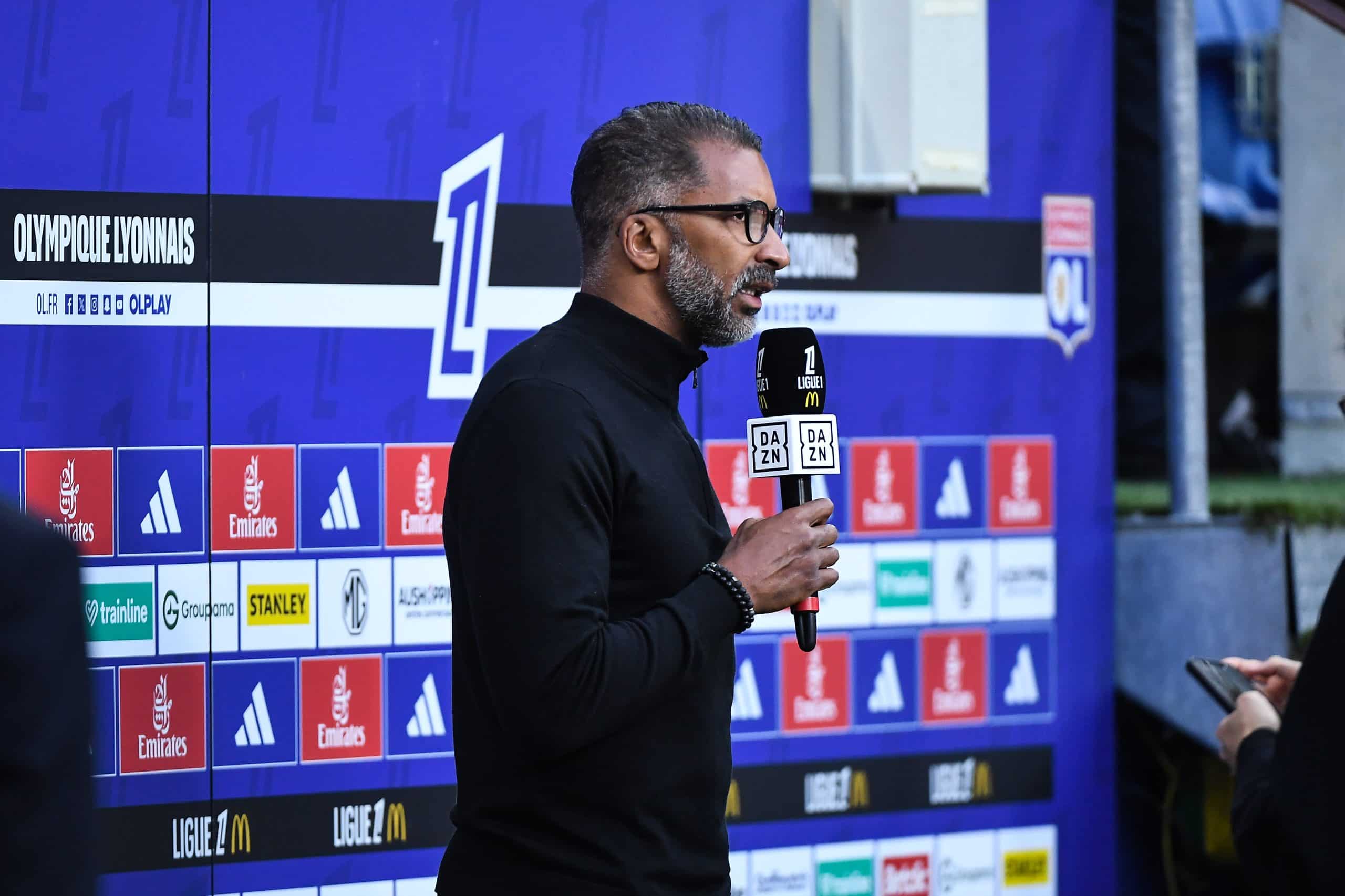 Habib Beye, le coach du Stade Rennais