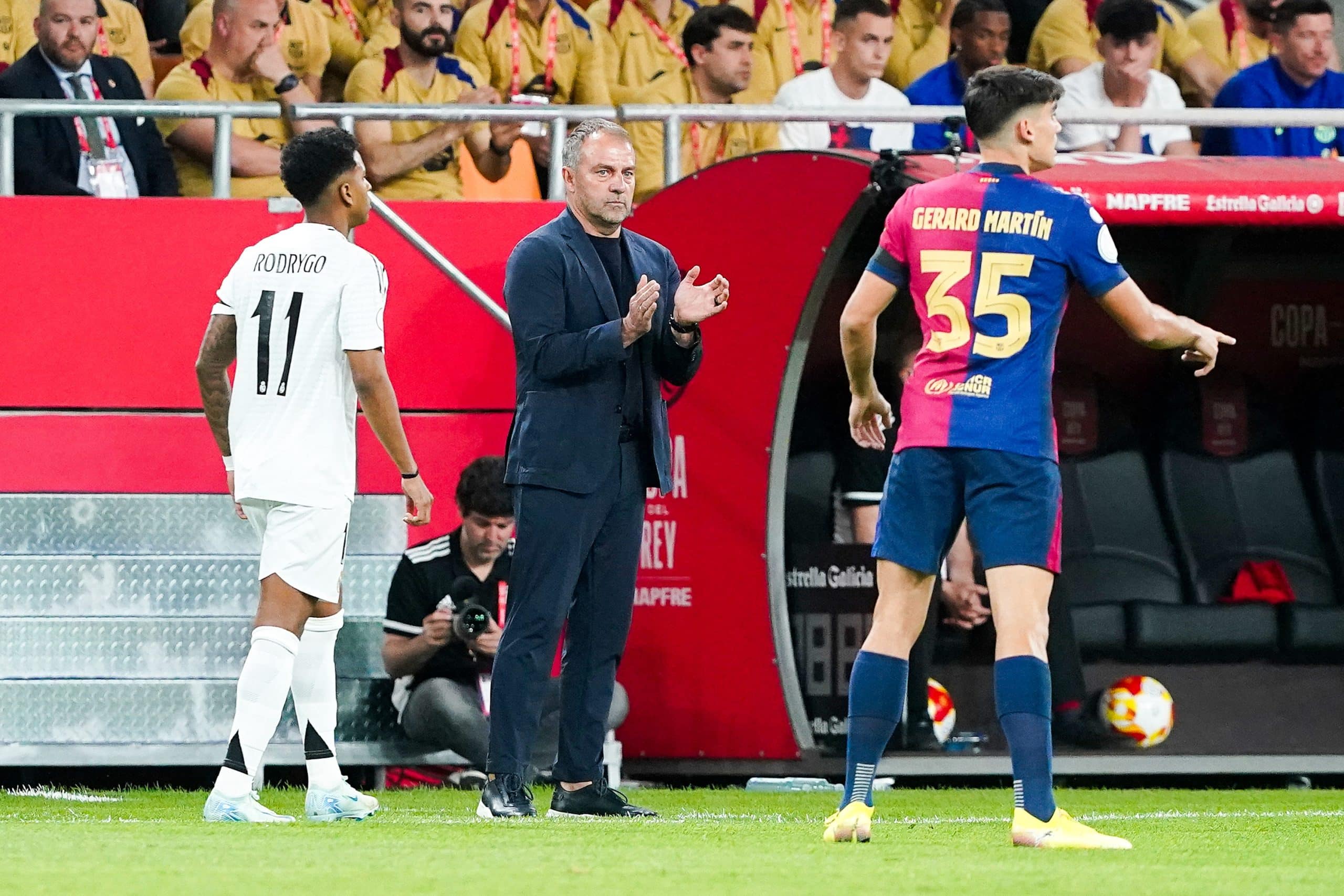 Hansi Flick, l'entraîneur du FC Barcelone.