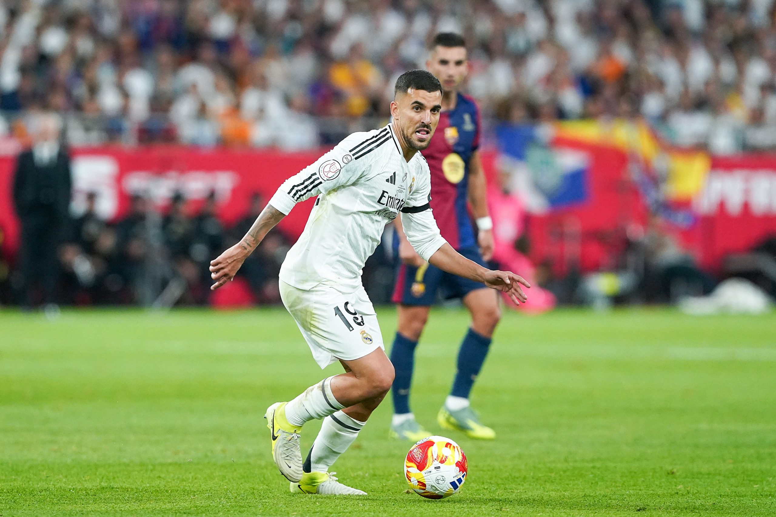 Dani Ceballos lors de la finale de la Coupe du Roi 2025 entre le Real Madrid et le FC Barcelone.