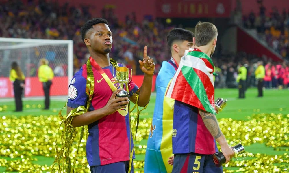 Ansu Fati, l'ailier du FC Barcelone.