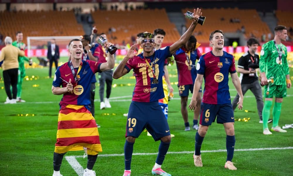 Le FC Barcelone fait la fête contre le Real Madrid